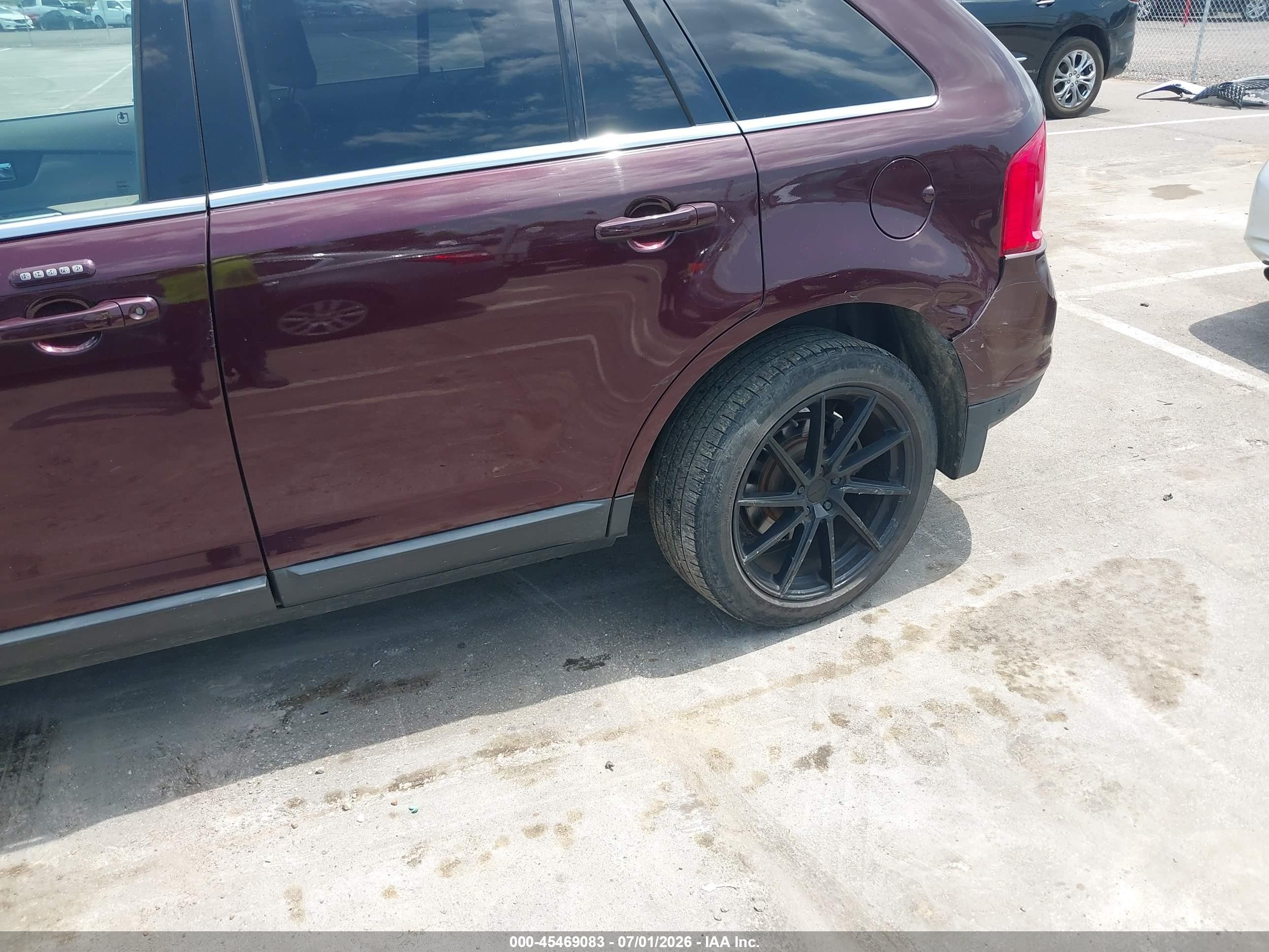 2011 Ford Edge Limited Темно-бордовый vin: 2FMDK3KC5BBA52418