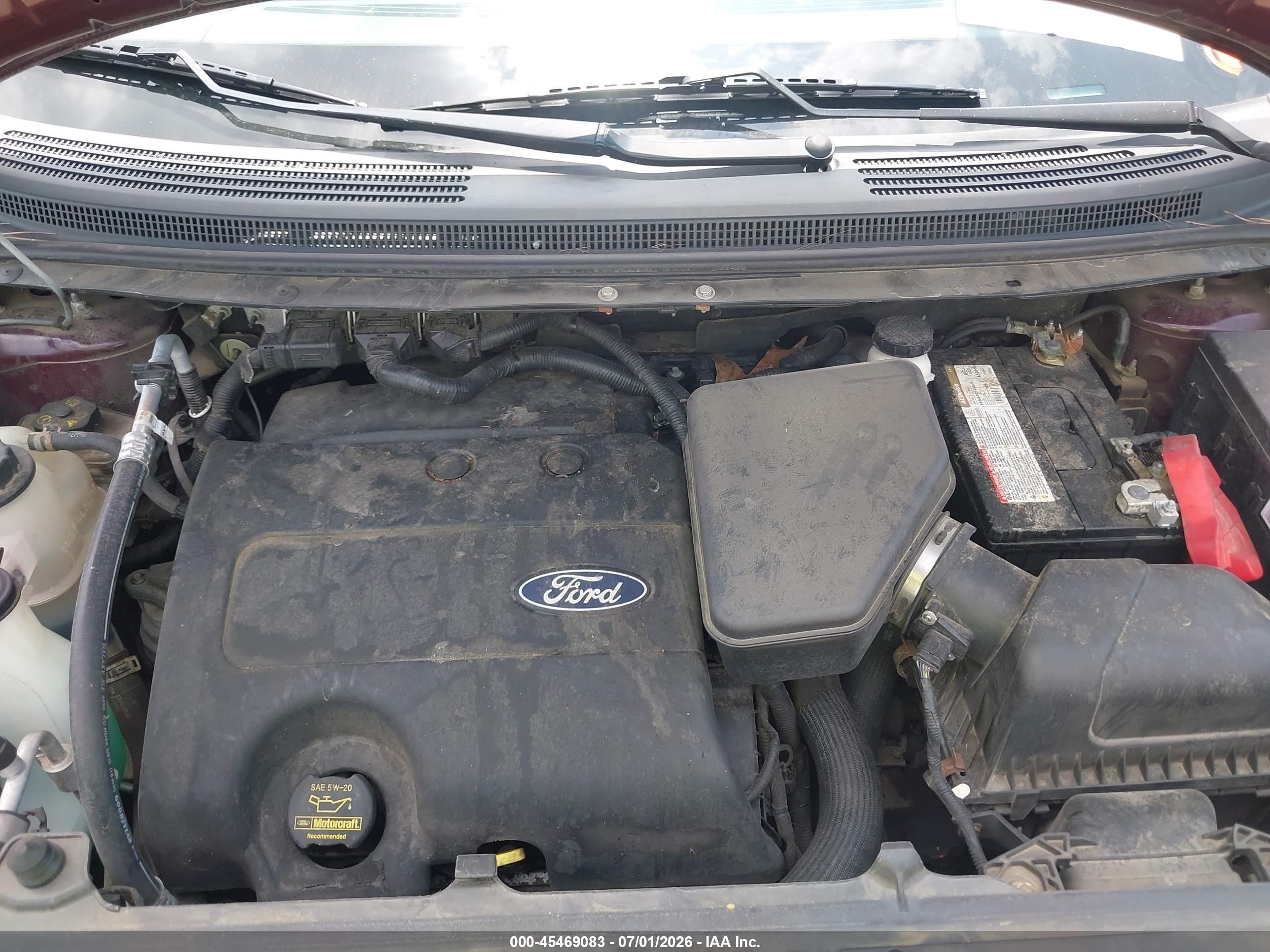 2011 Ford Edge Limited Темно-бордовый vin: 2FMDK3KC5BBA52418