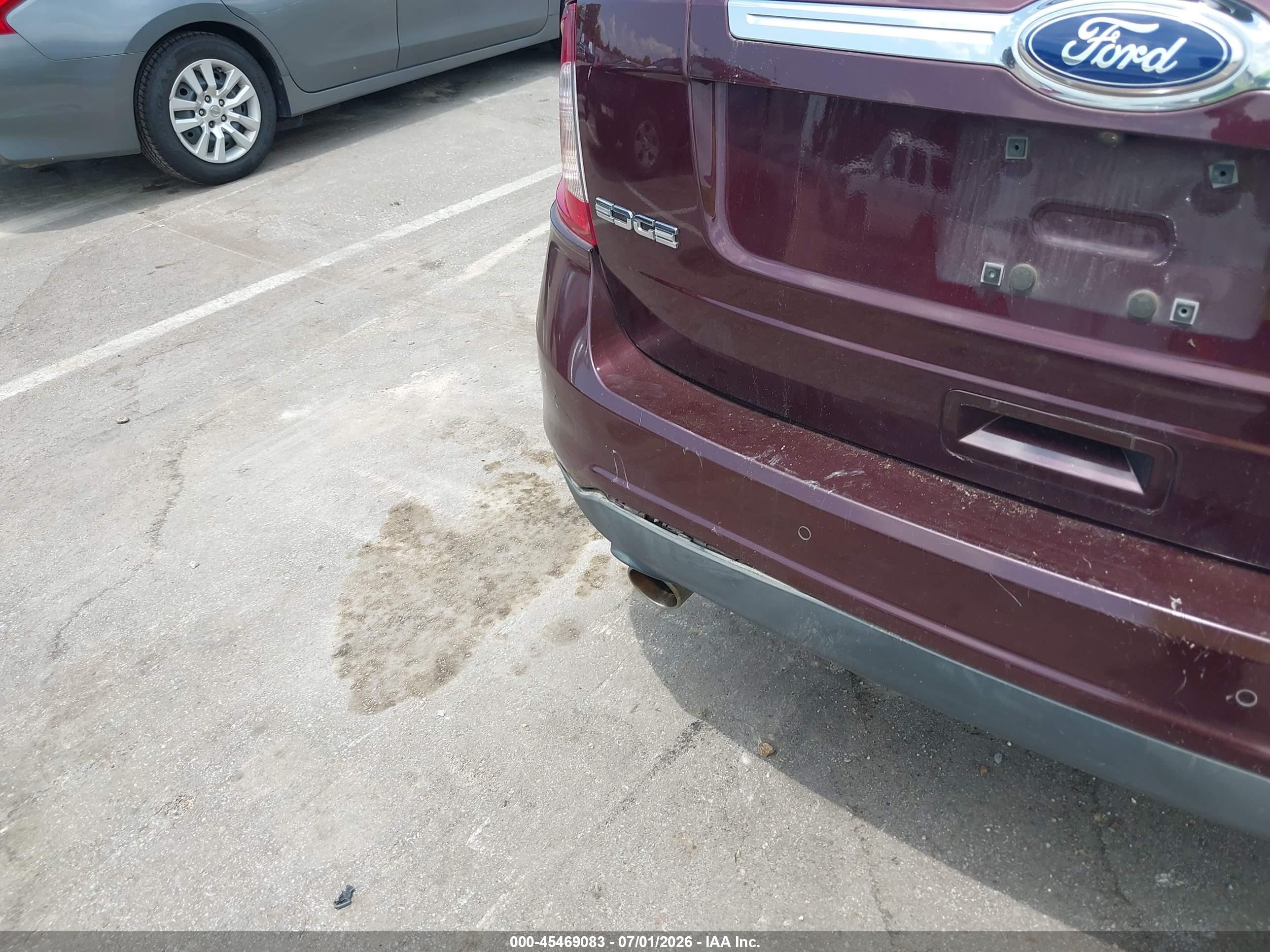 2011 Ford Edge Limited Темно-бордовый vin: 2FMDK3KC5BBA52418