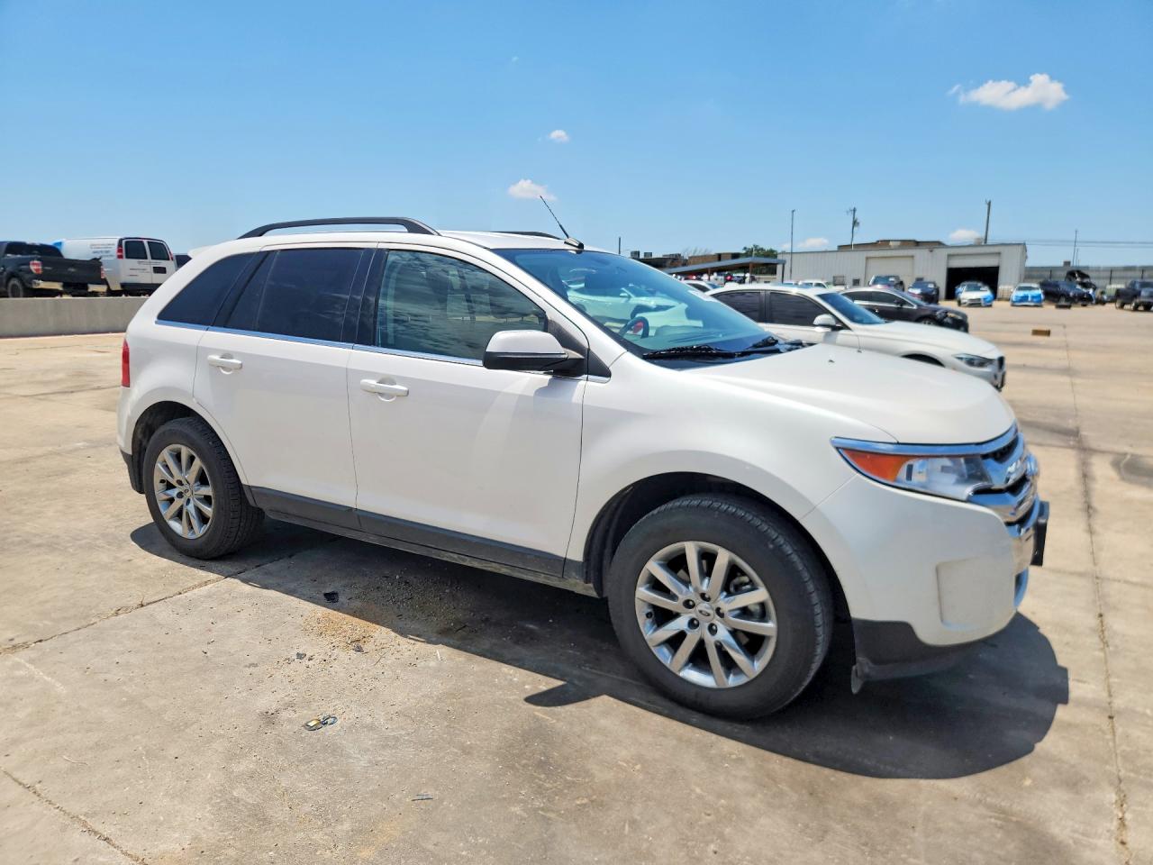 2011 Ford Edge Limited White vin: 2FMDK3KC5BBB18059