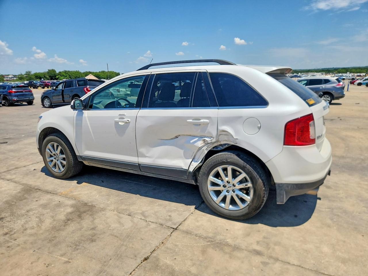 2011 Ford Edge Limited White vin: 2FMDK3KC5BBB18059