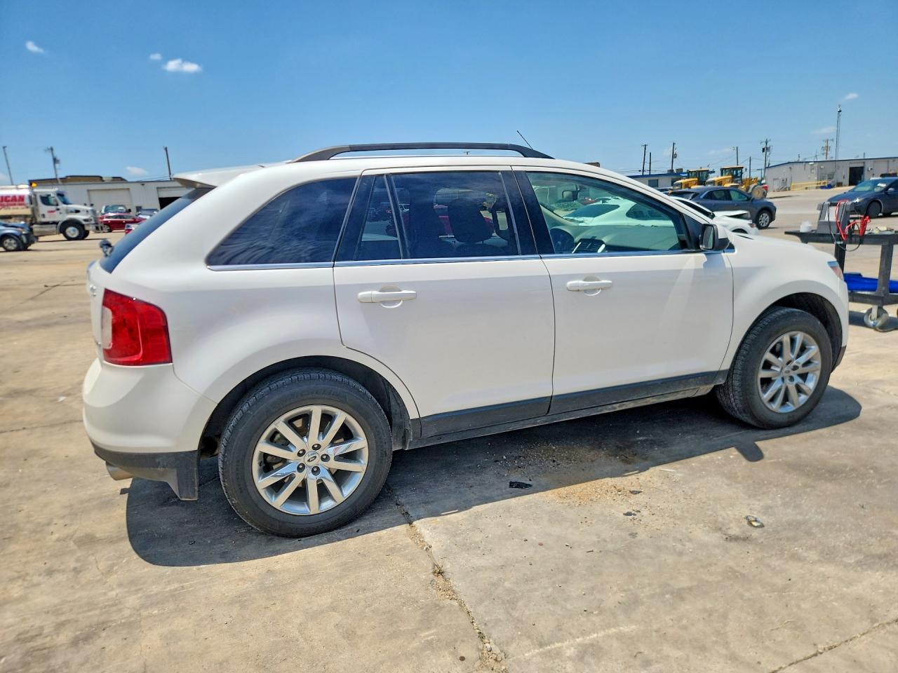 2011 Ford Edge Limited White vin: 2FMDK3KC5BBB18059