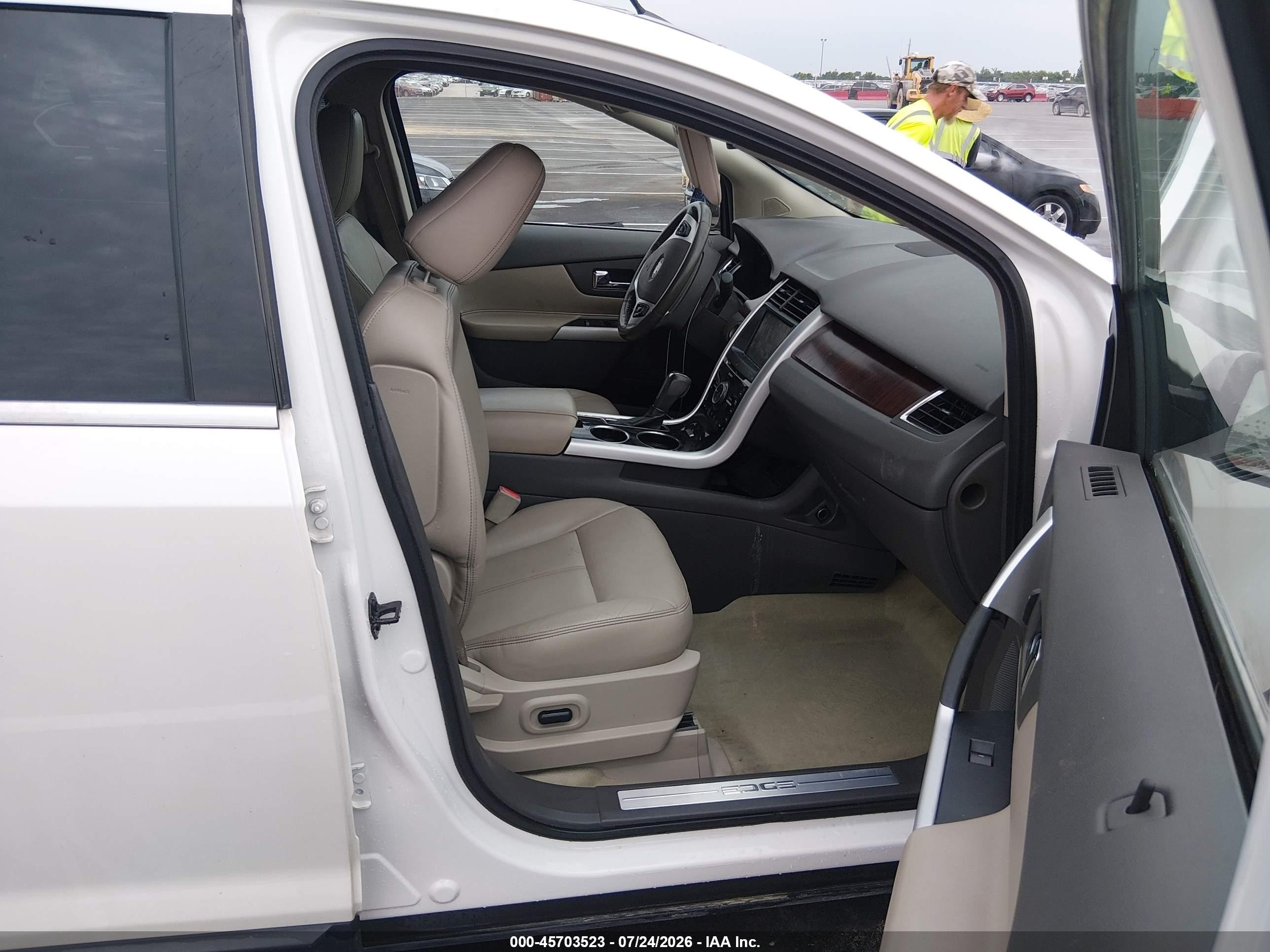 2011 Ford Edge Limited White vin: 2FMDK3KC5BBB47321