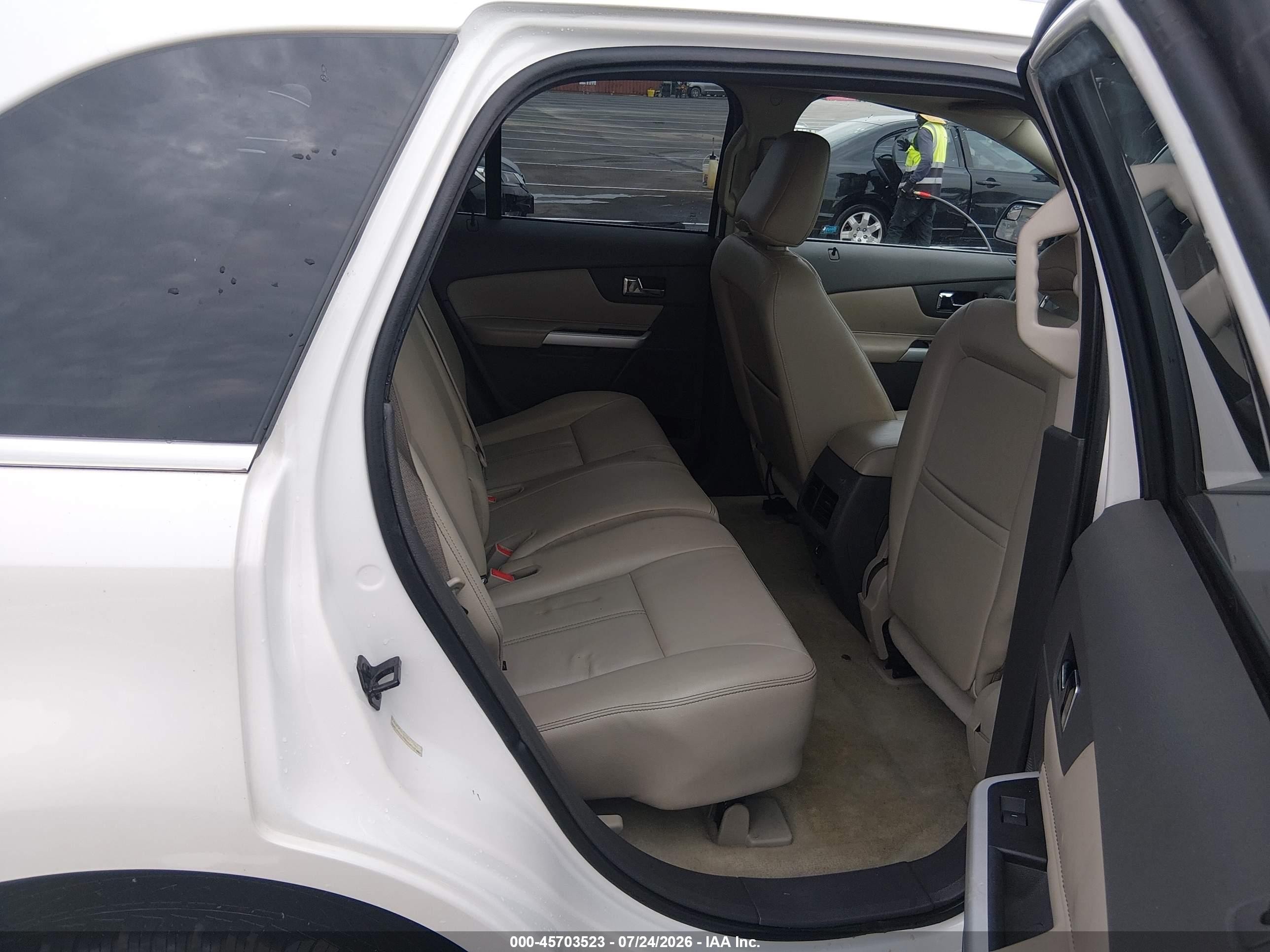 2011 Ford Edge Limited White vin: 2FMDK3KC5BBB47321