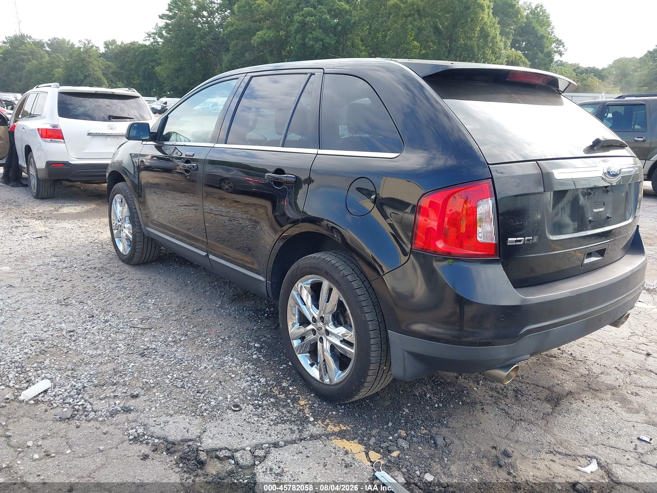 2011 Ford Edge Limited Black vin: 2FMDK3KC5BBB49909