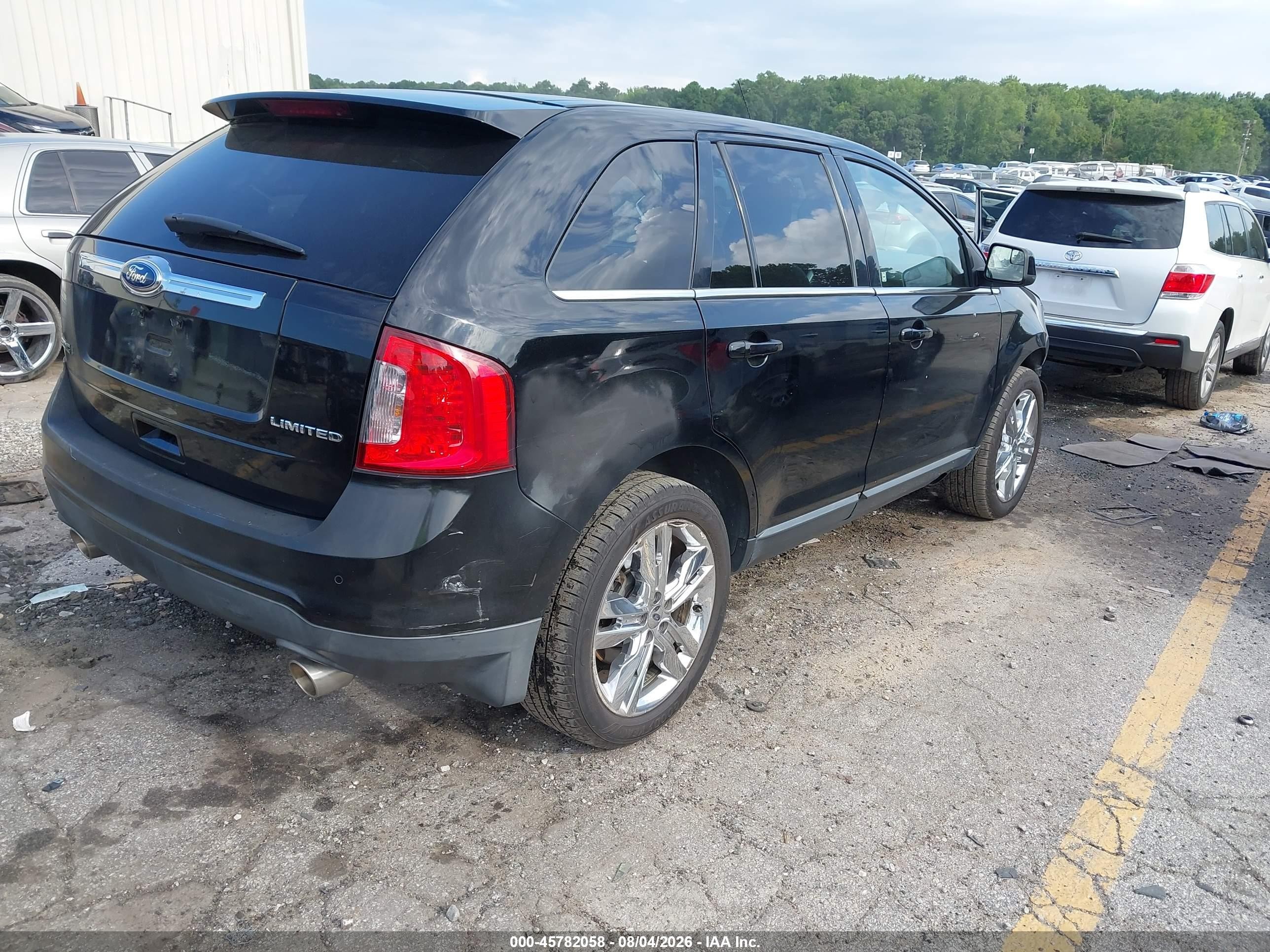 2011 Ford Edge Limited Black vin: 2FMDK3KC5BBB49909