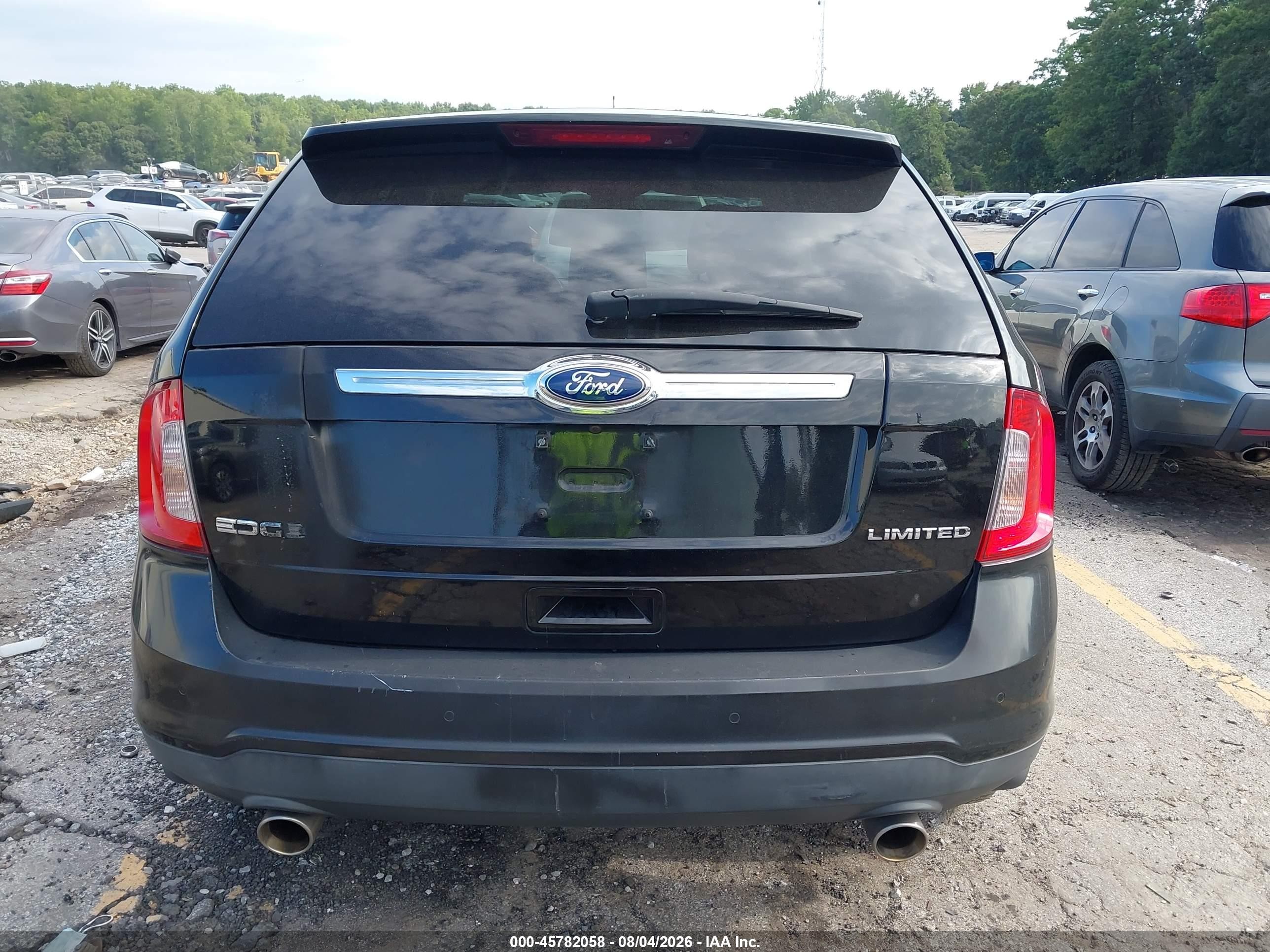 2011 Ford Edge Limited Black vin: 2FMDK3KC5BBB49909