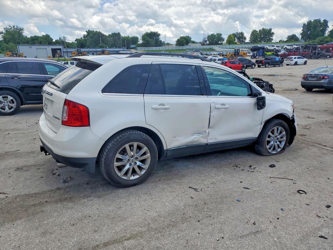2011 Ford Edge Limited White vin: 2FMDK3KC5BBB54446