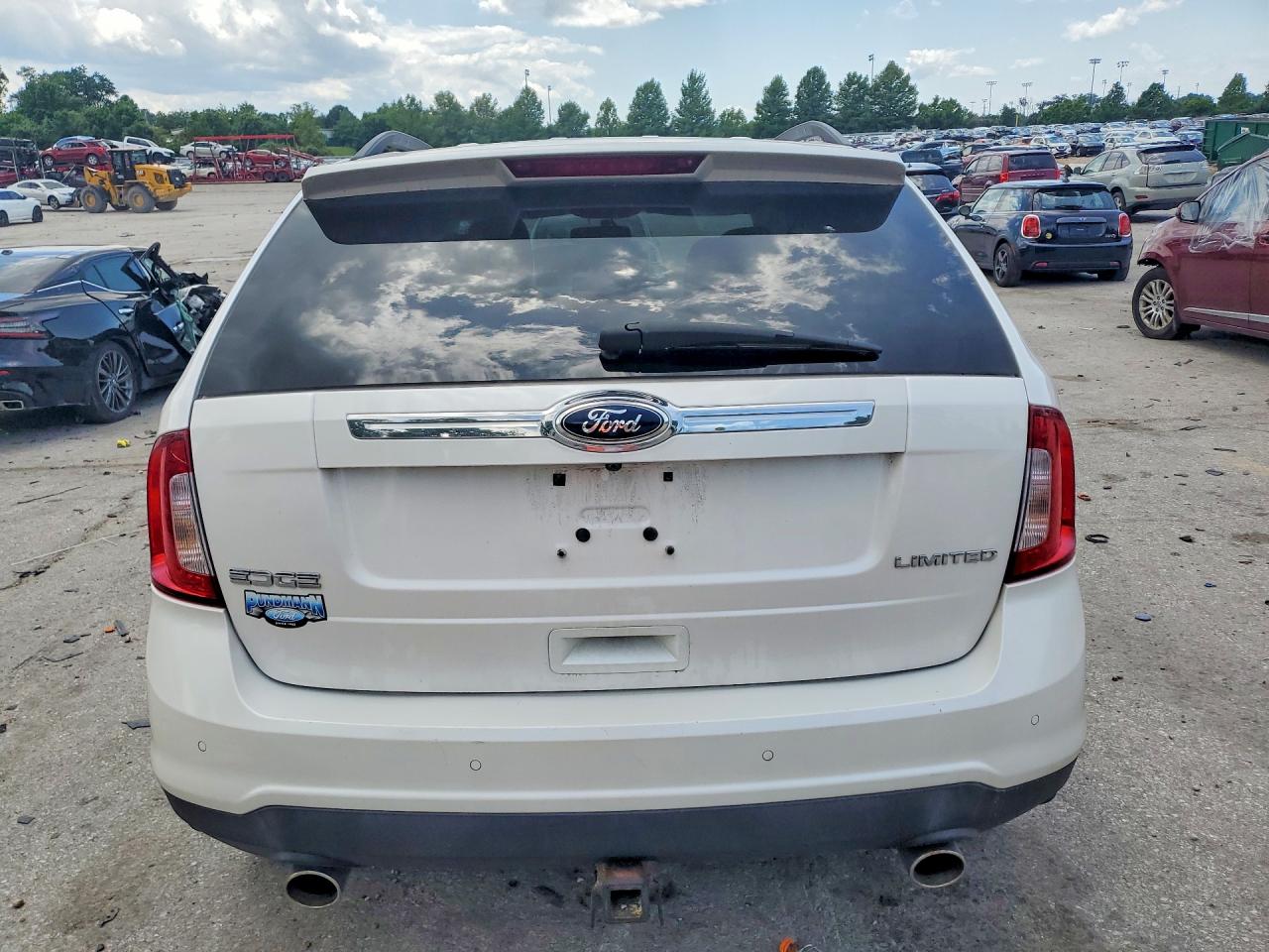 2011 Ford Edge Limited White vin: 2FMDK3KC5BBB54446