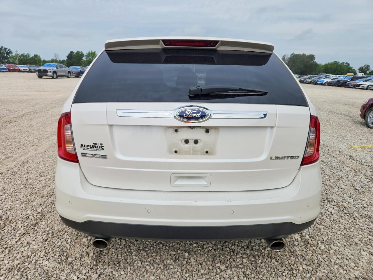 2011 Ford Edge Limited White vin: 2FMDK3KC5BBB64846