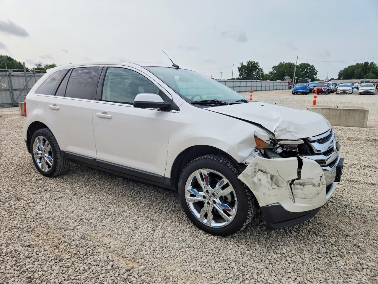 2011 Ford Edge Limited White vin: 2FMDK3KC5BBB64846
