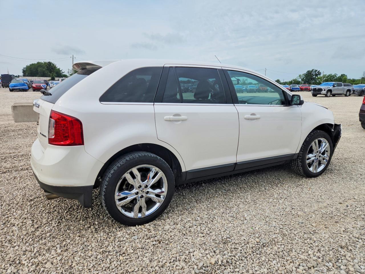 2011 Ford Edge Limited White vin: 2FMDK3KC5BBB64846