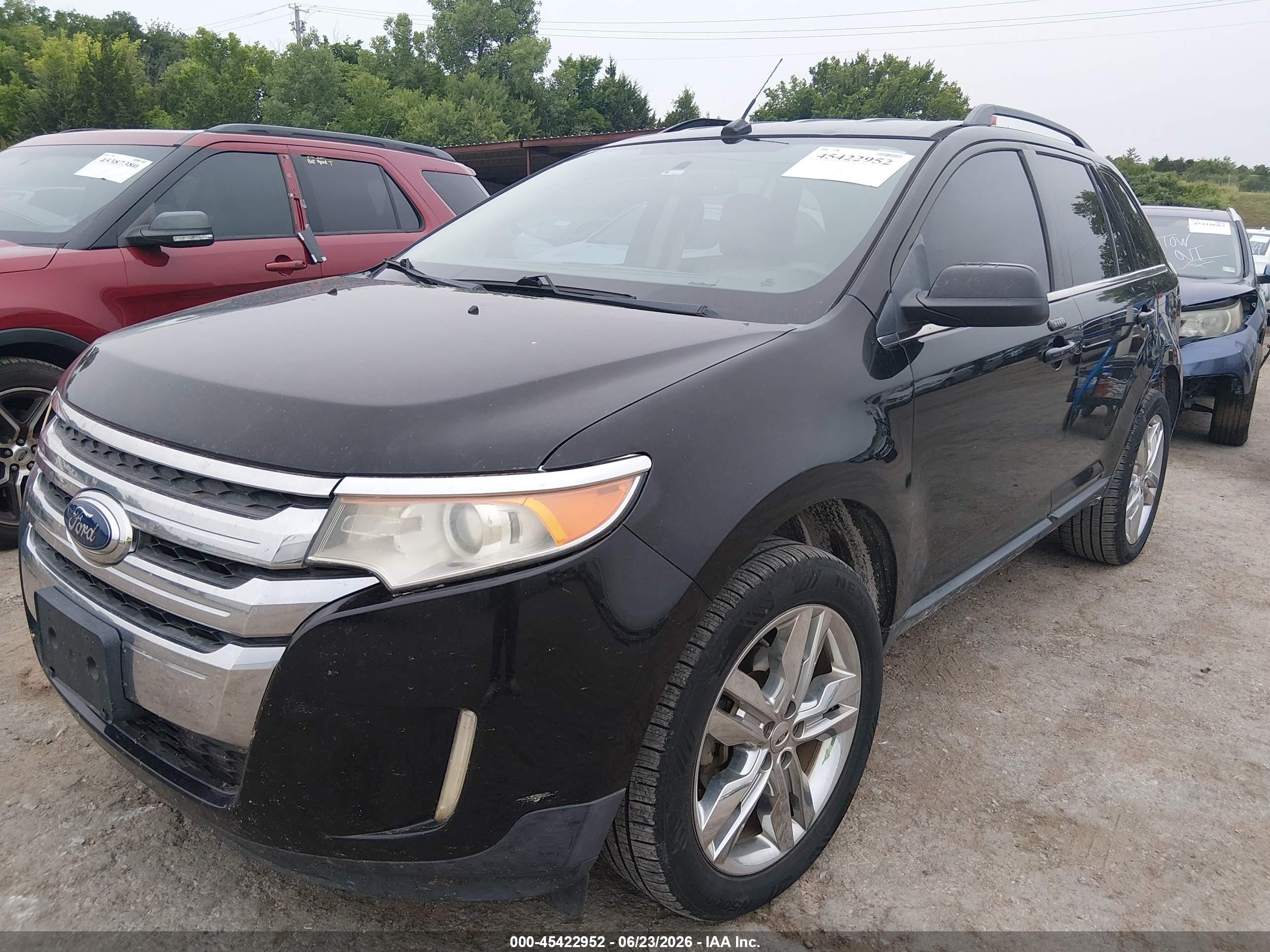 2012 Ford Edge Limited Black vin: 2FMDK3KC5CBA23759