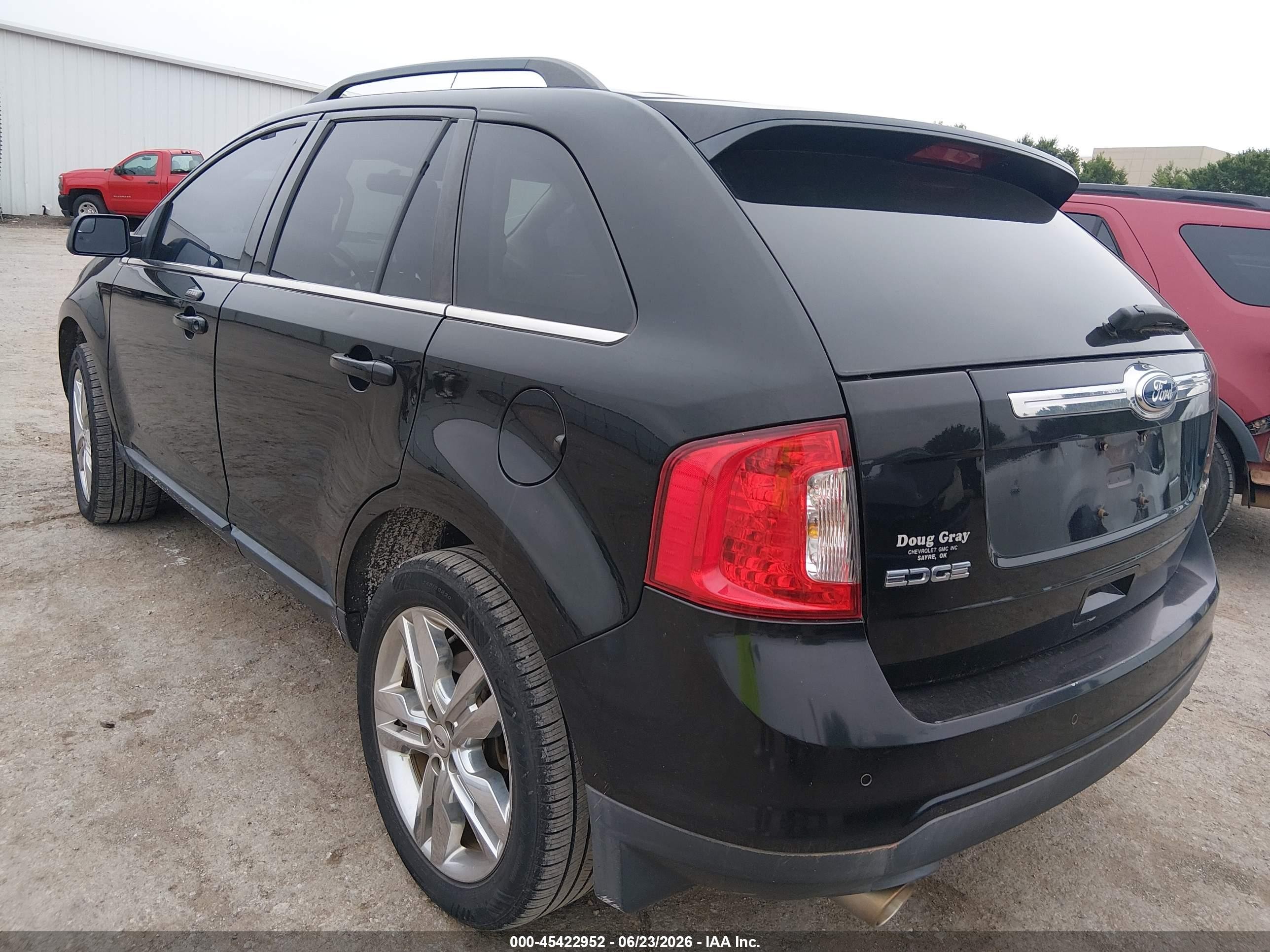 2012 Ford Edge Limited Black vin: 2FMDK3KC5CBA23759