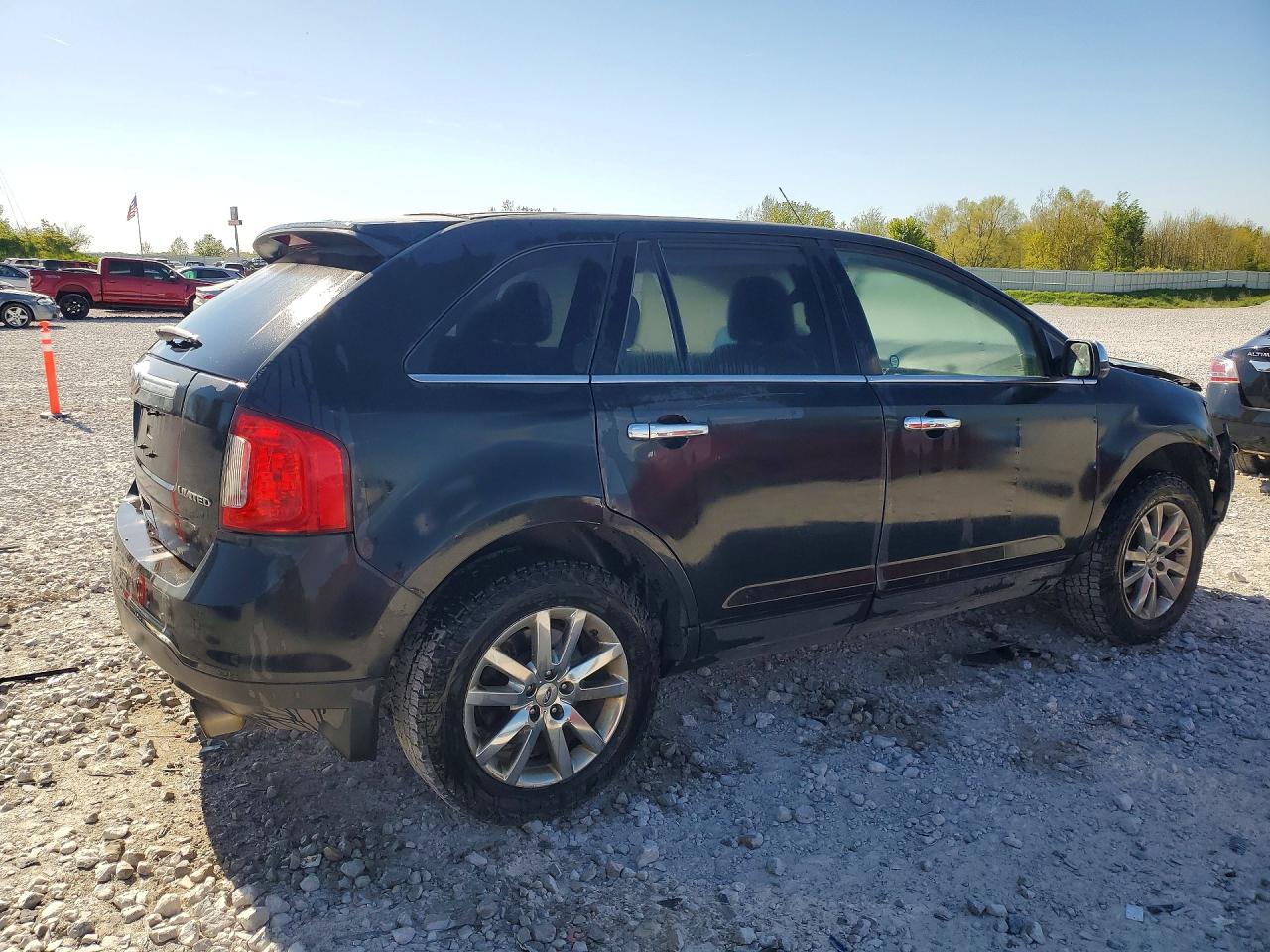 2012 Ford Edge Limited Black vin: 2FMDK3KC5CBA64182