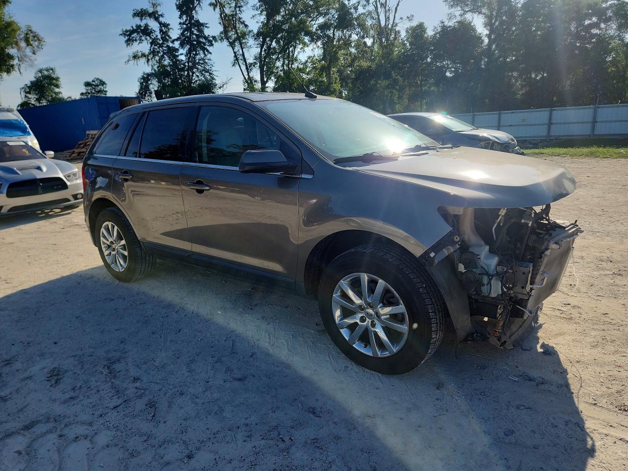 2013 Ford Edge Limited Tan vin: 2FMDK3KC5DBA04162
