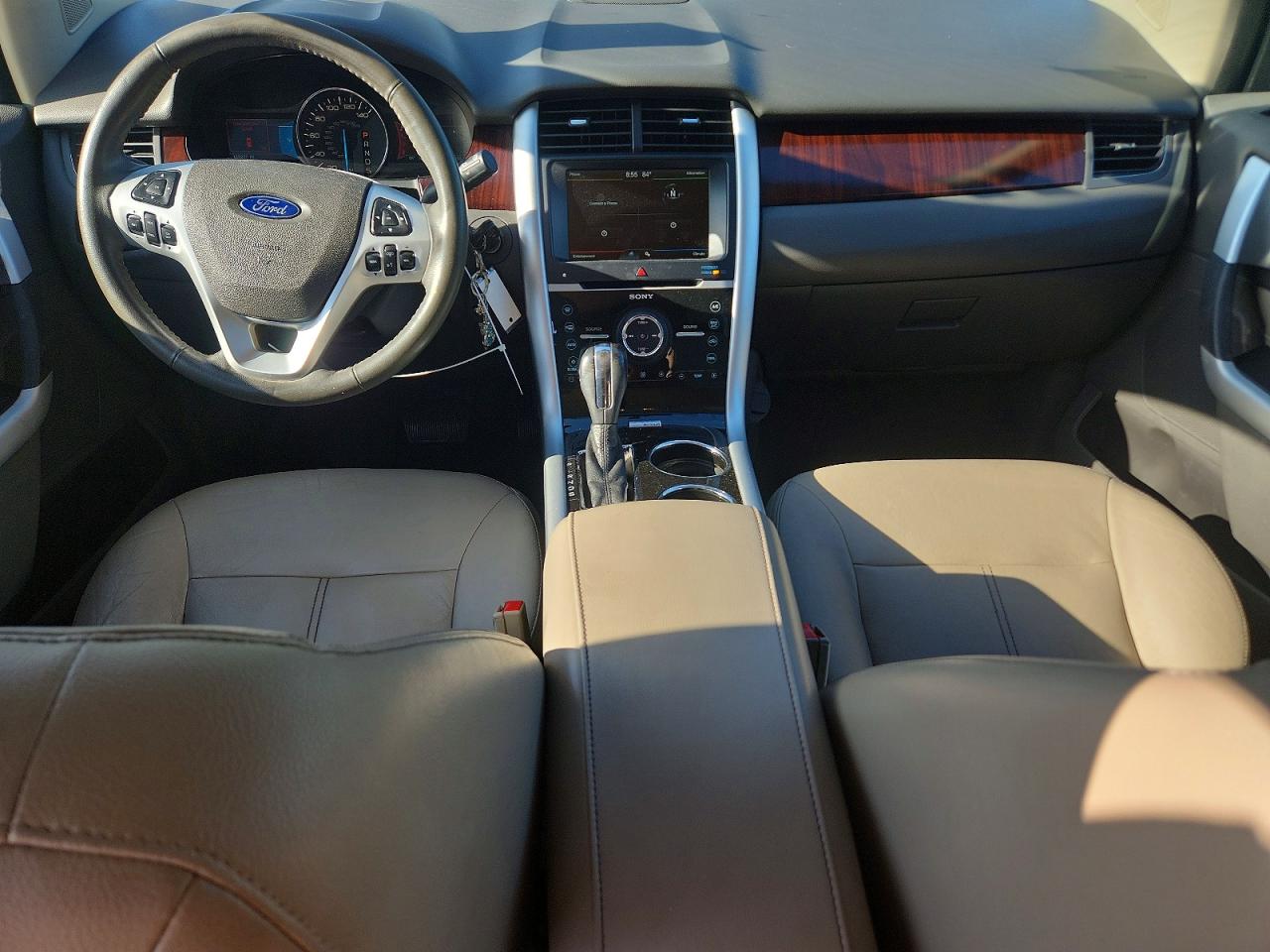 2013 Ford Edge Limited Tan vin: 2FMDK3KC5DBA04162