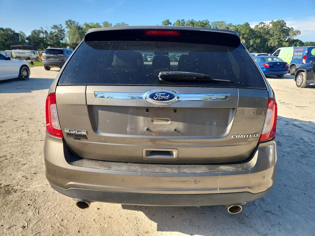 2013 Ford Edge Limited Tan vin: 2FMDK3KC5DBA04162