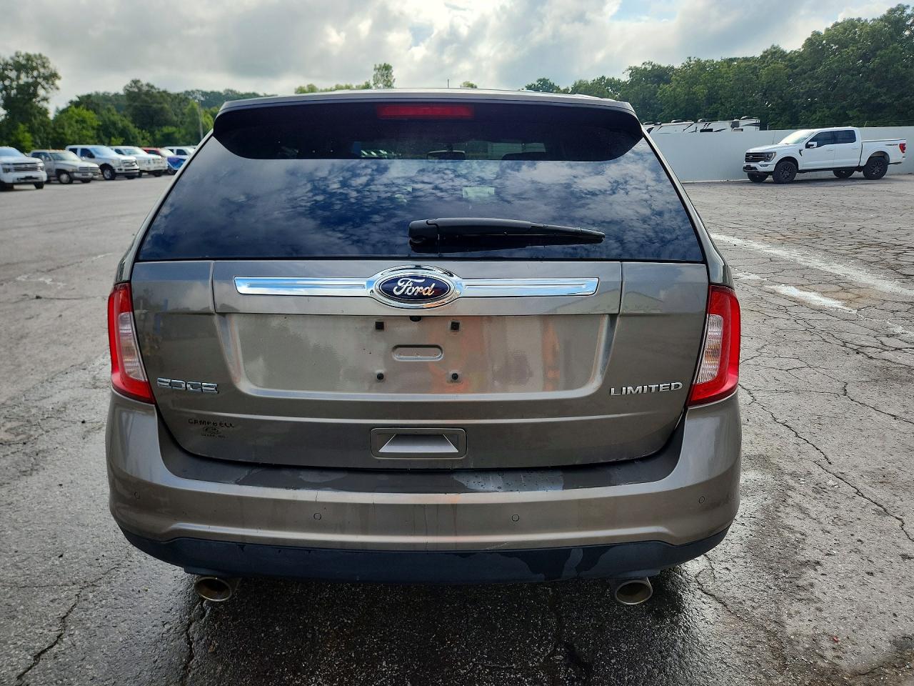 2013 Ford Edge Limited Beige vin: 2FMDK3KC5DBA07868
