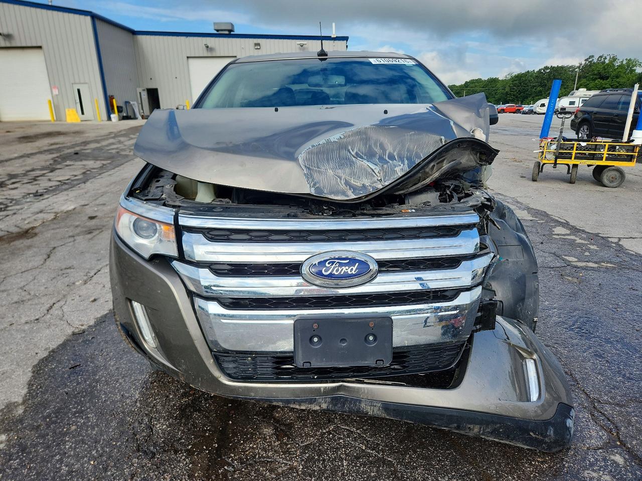 2013 Ford Edge Limited Beige vin: 2FMDK3KC5DBA07868