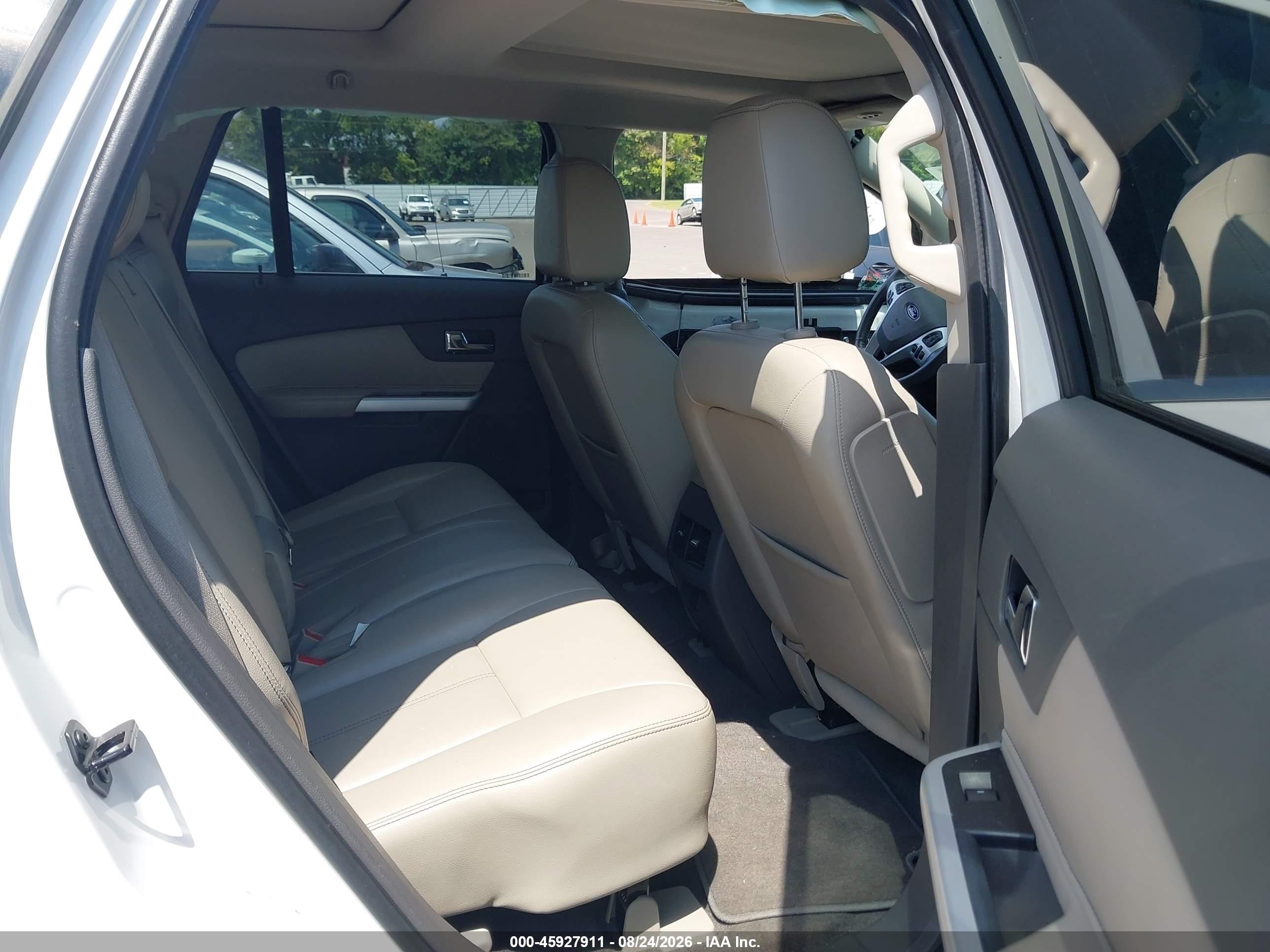 2013 Ford Edge Limited White vin: 2FMDK3KC5DBA28283