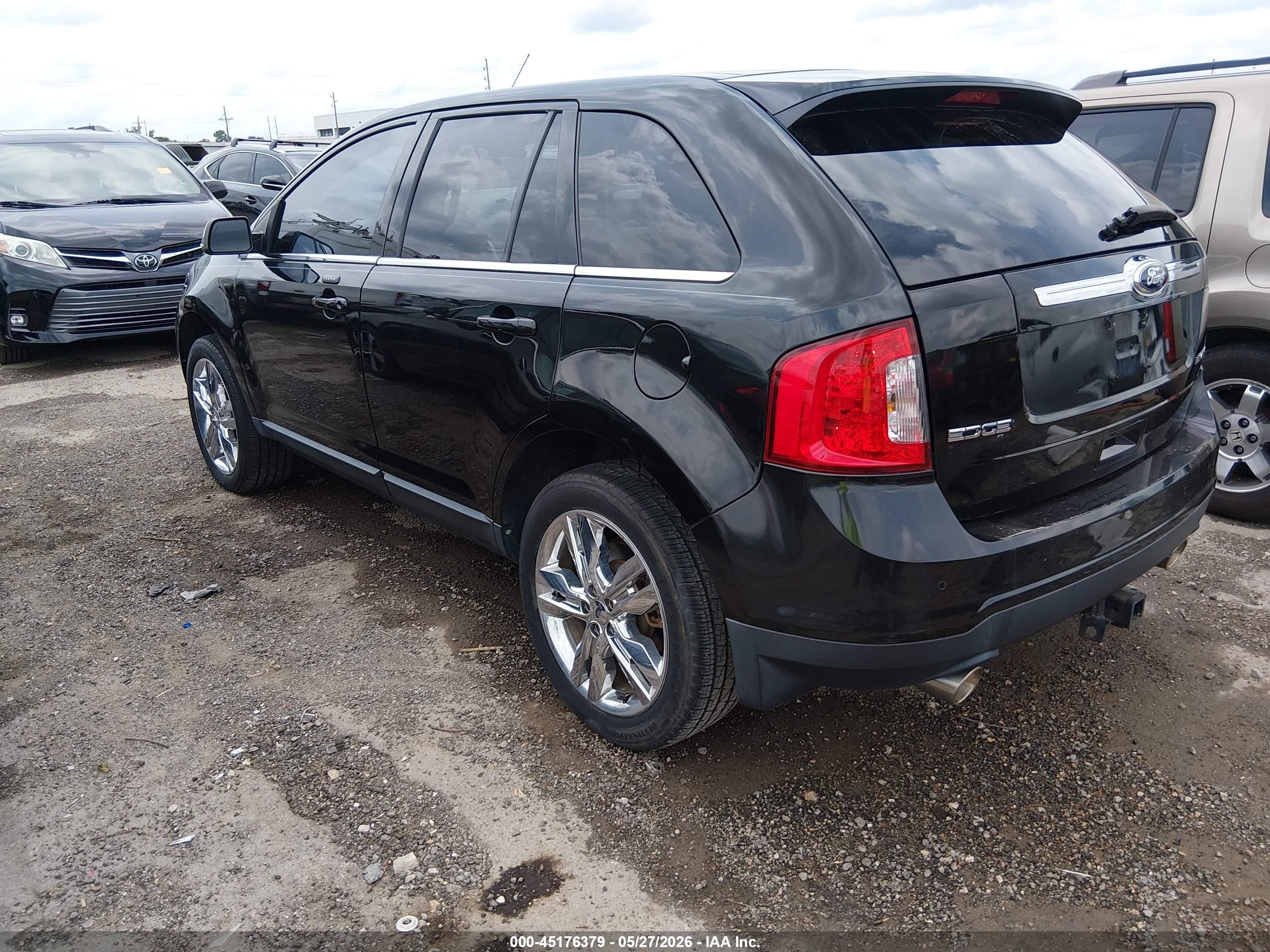 2013 Ford Edge Limited Black vin: 2FMDK3KC5DBA63762