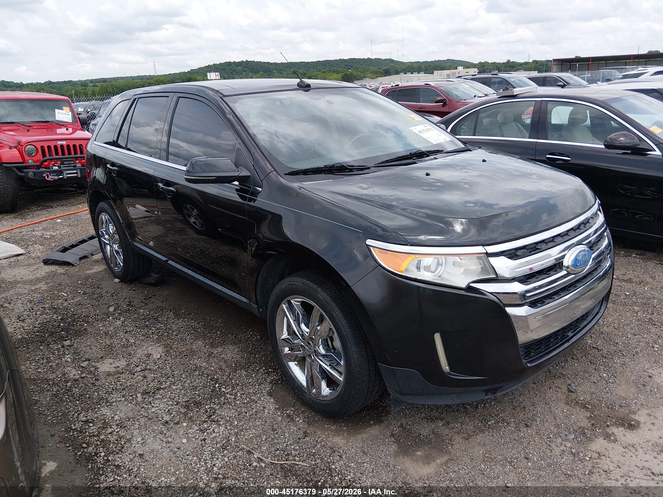 2013 Ford Edge Limited Black vin: 2FMDK3KC5DBA63762