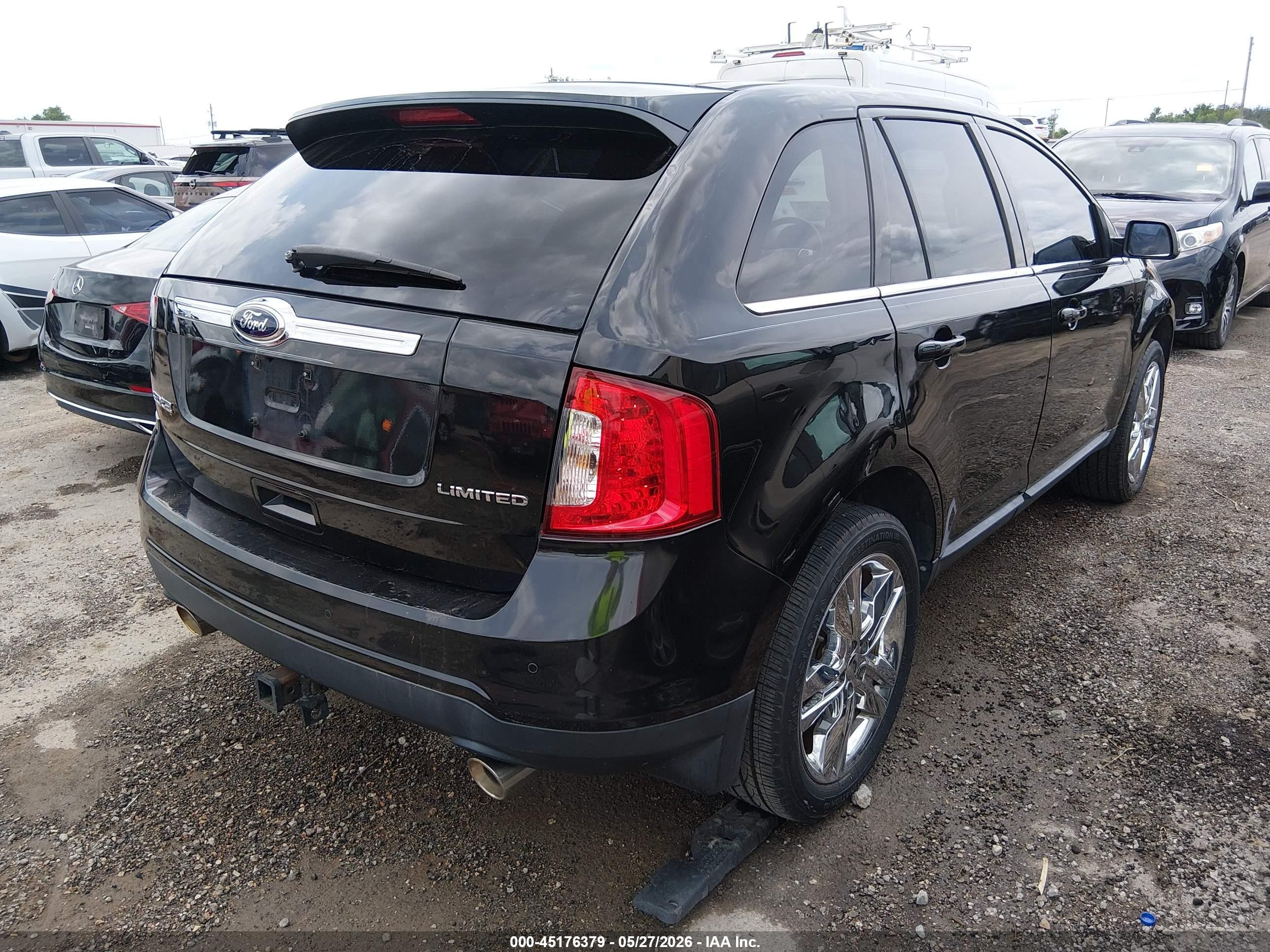 2013 Ford Edge Limited Black vin: 2FMDK3KC5DBA63762