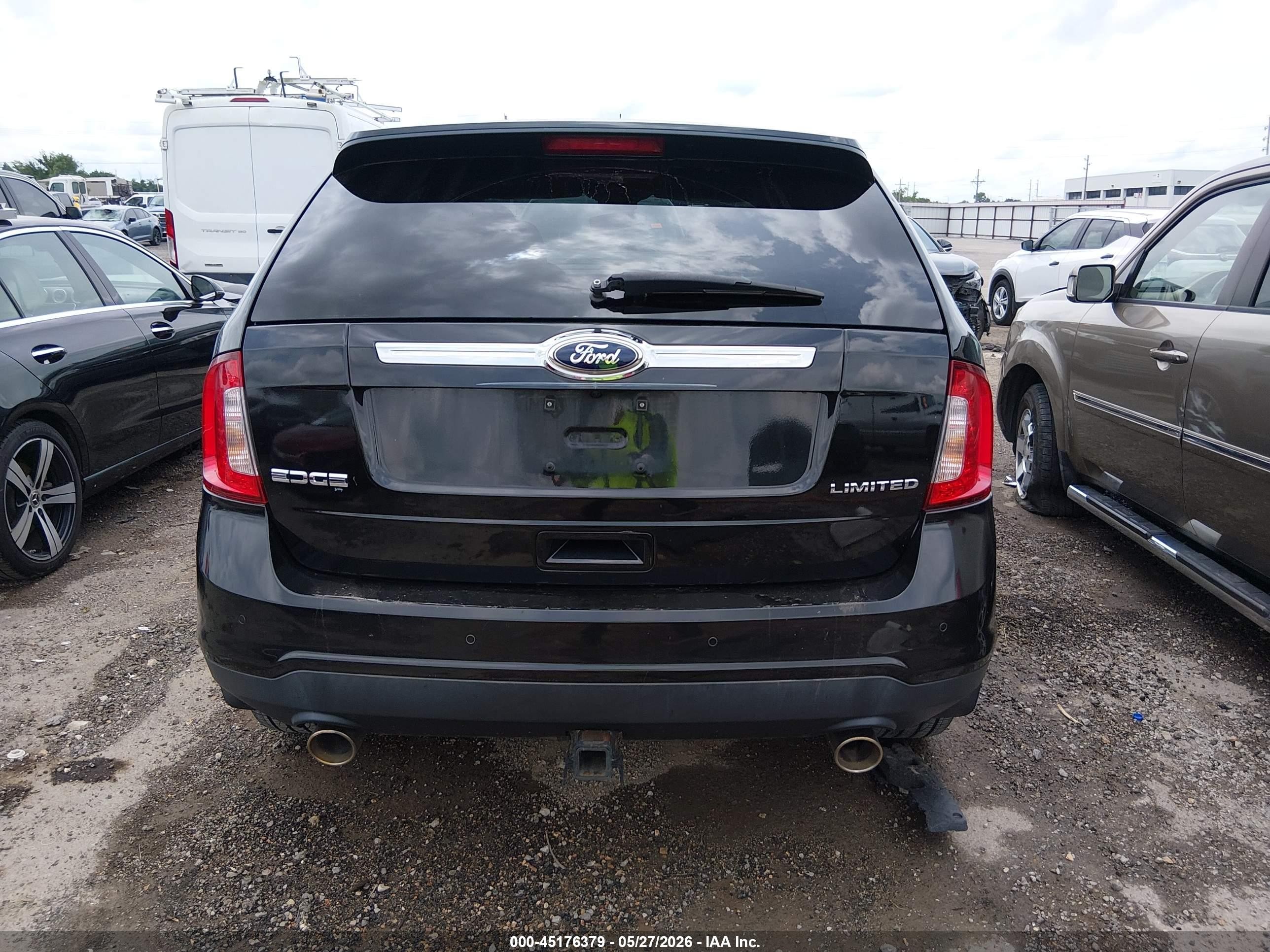 2013 Ford Edge Limited Black vin: 2FMDK3KC5DBA63762
