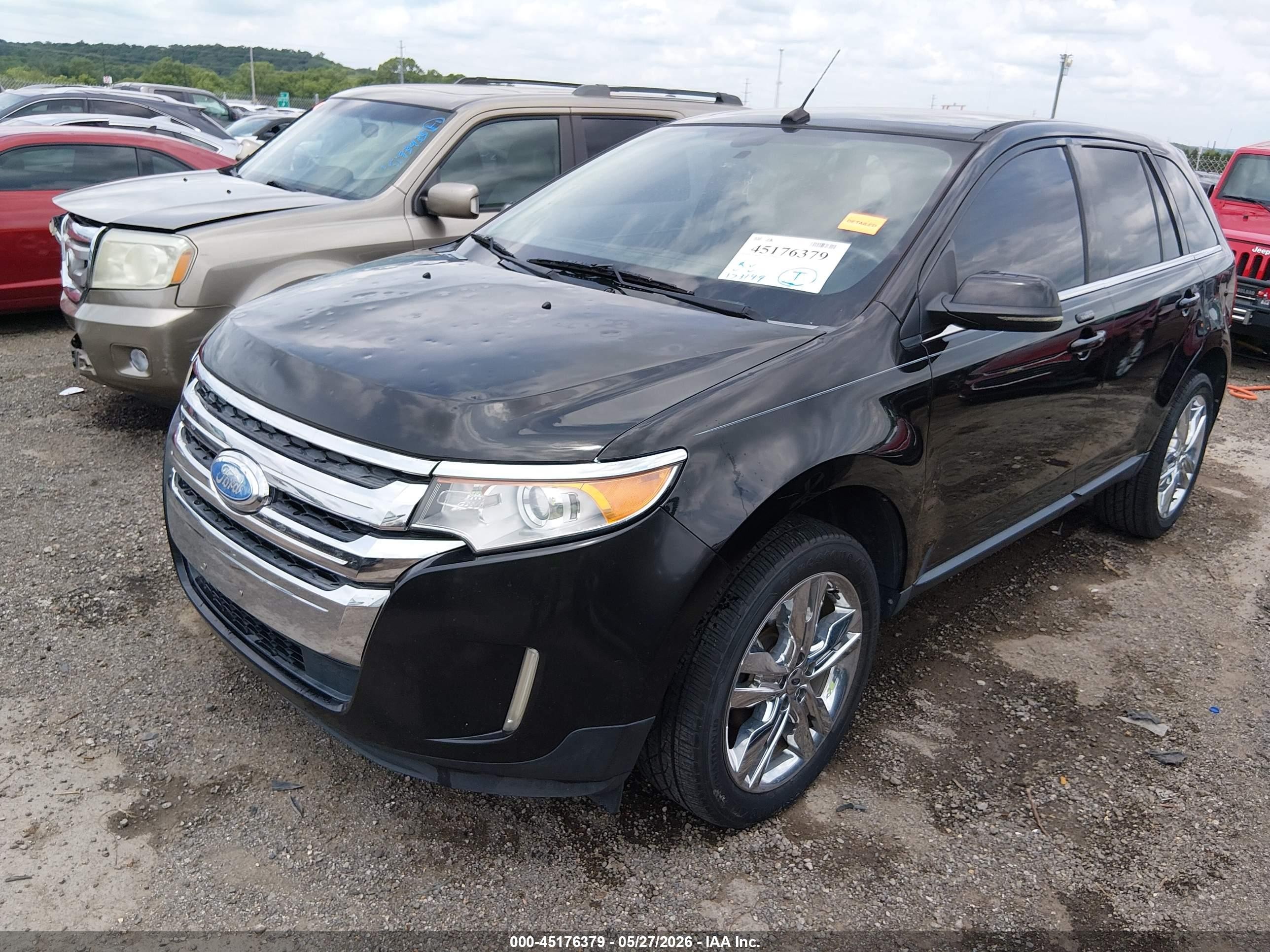 2013 Ford Edge Limited Black vin: 2FMDK3KC5DBA63762