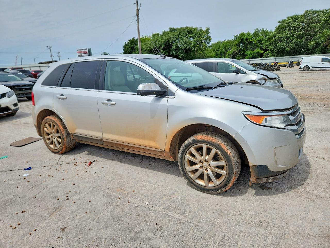 2013 Ford Edge Limited Silver vin: 2FMDK3KC5DBB38508