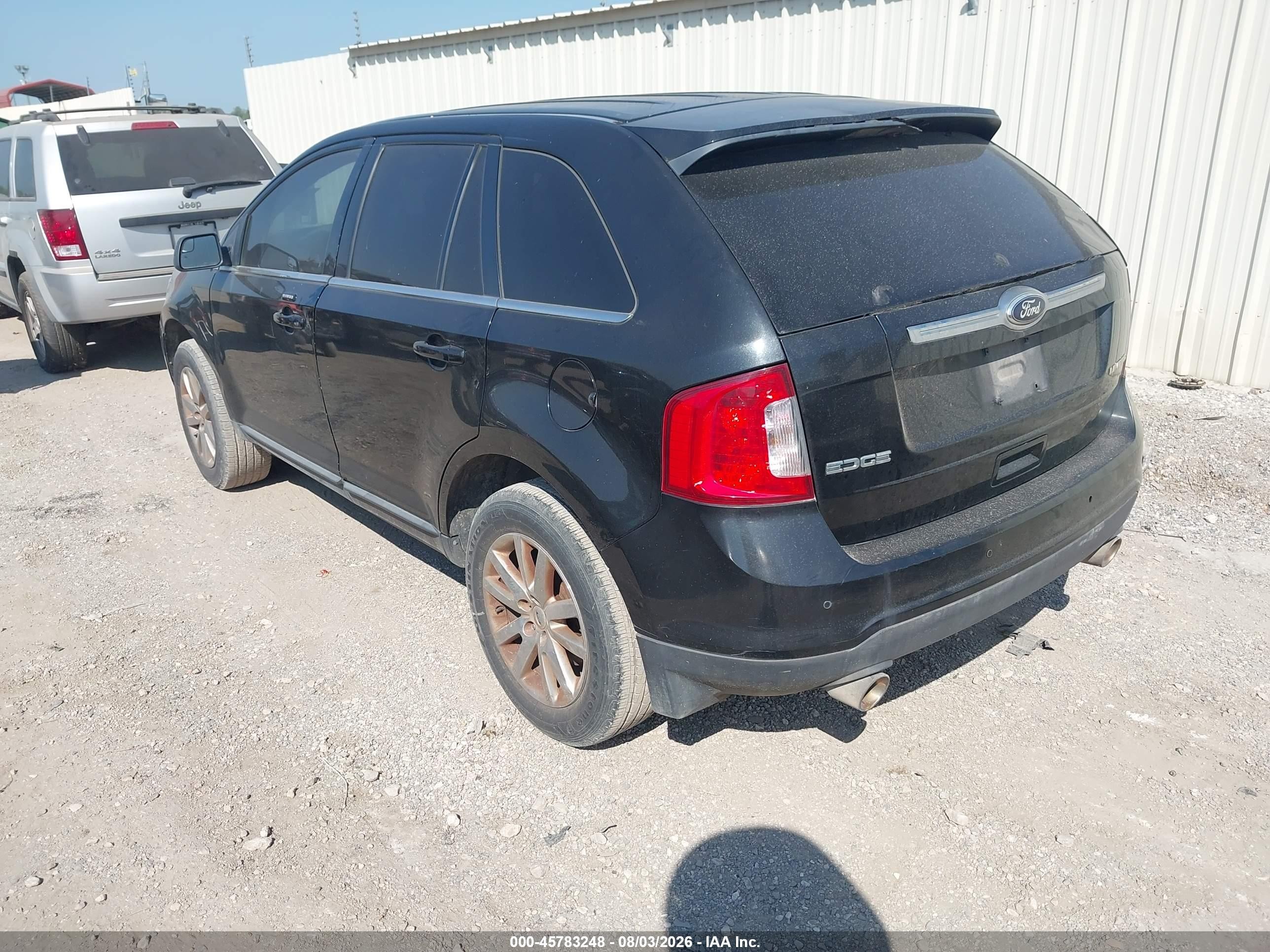 2013 Ford Edge Limited Black vin: 2FMDK3KC5DBB59603