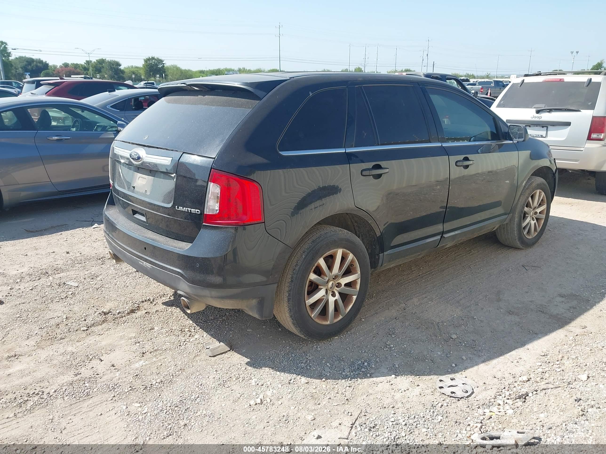 2013 Ford Edge Limited Black vin: 2FMDK3KC5DBB59603