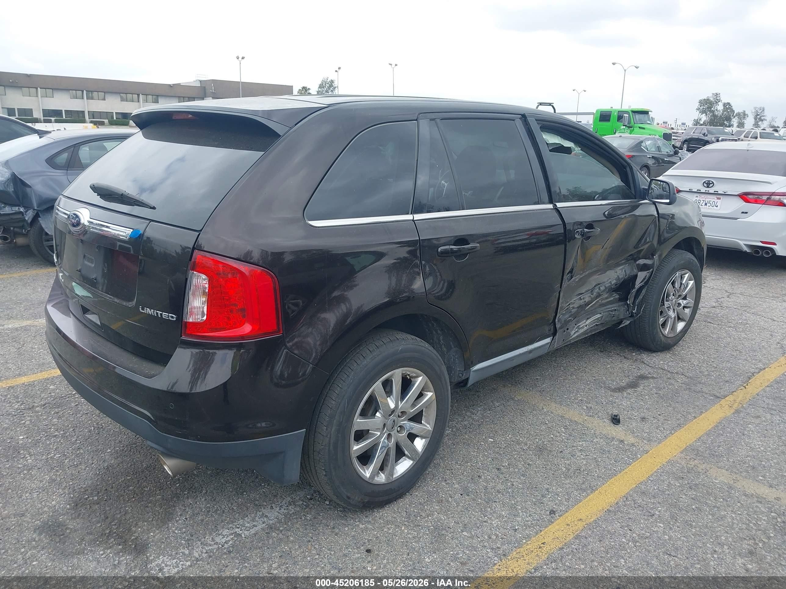2013 Ford Edge Limited Черный vin: 2FMDK3KC5DBB66034
