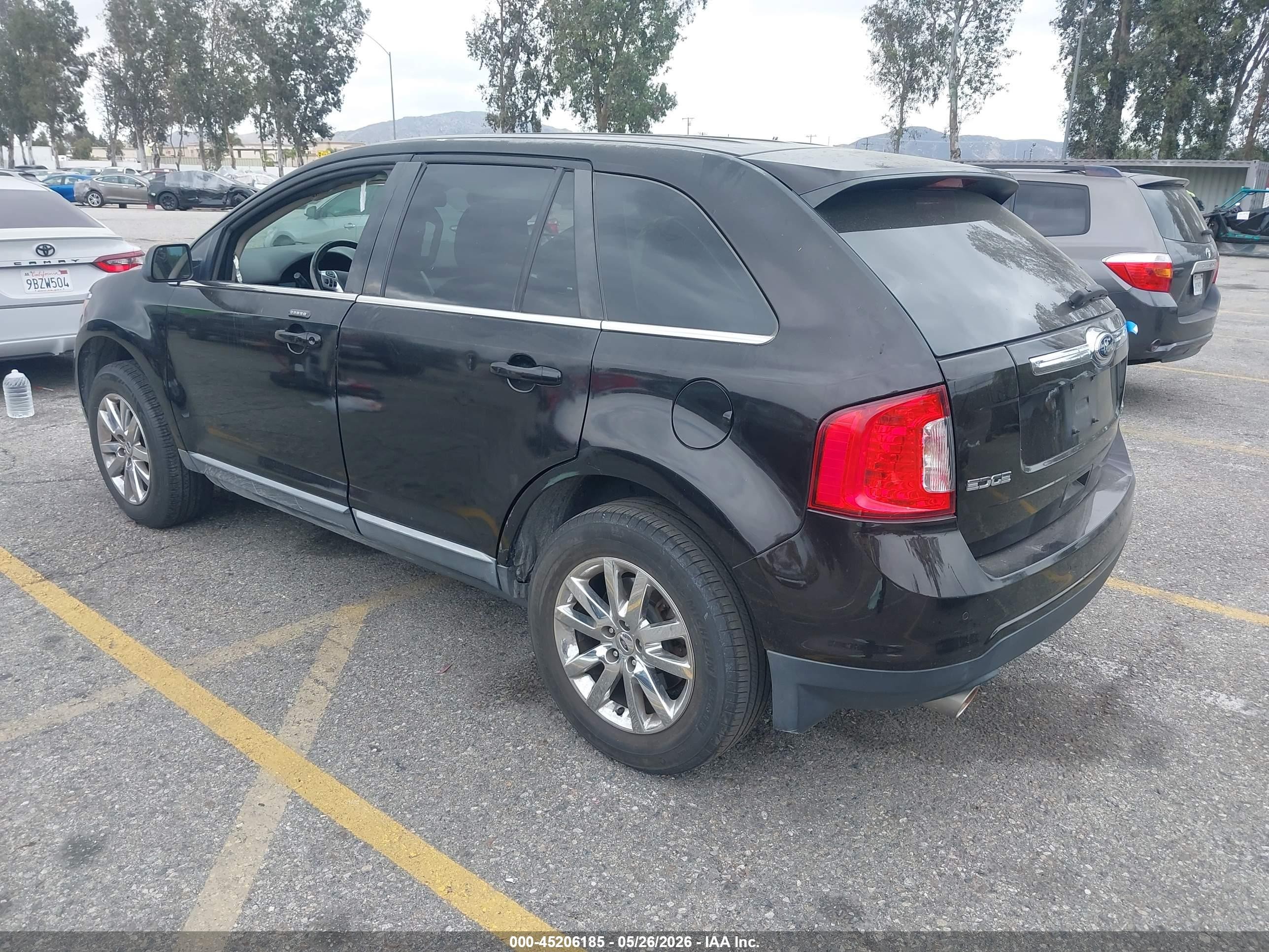 2013 Ford Edge Limited Черный vin: 2FMDK3KC5DBB66034