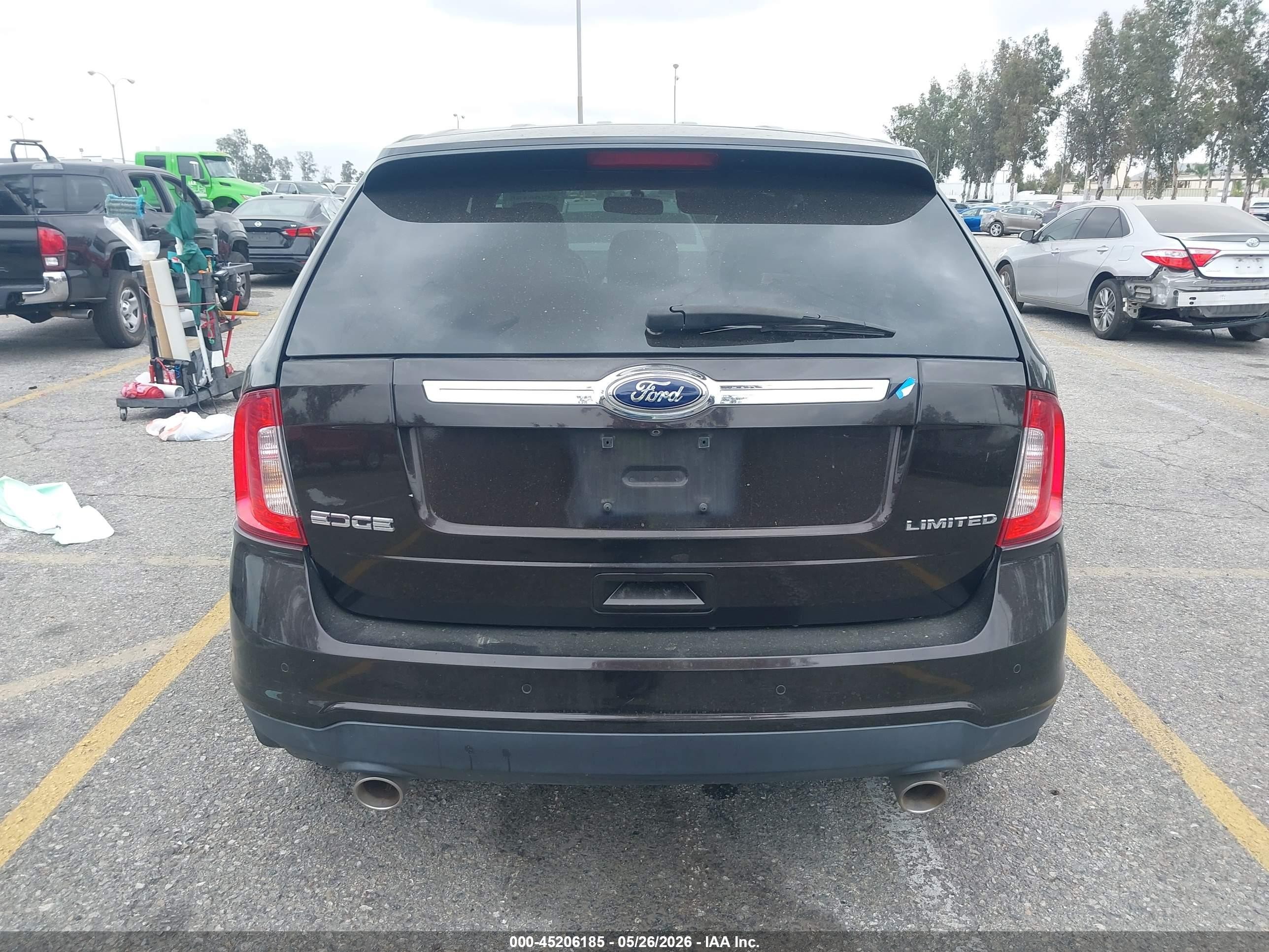 2013 Ford Edge Limited Черный vin: 2FMDK3KC5DBB66034