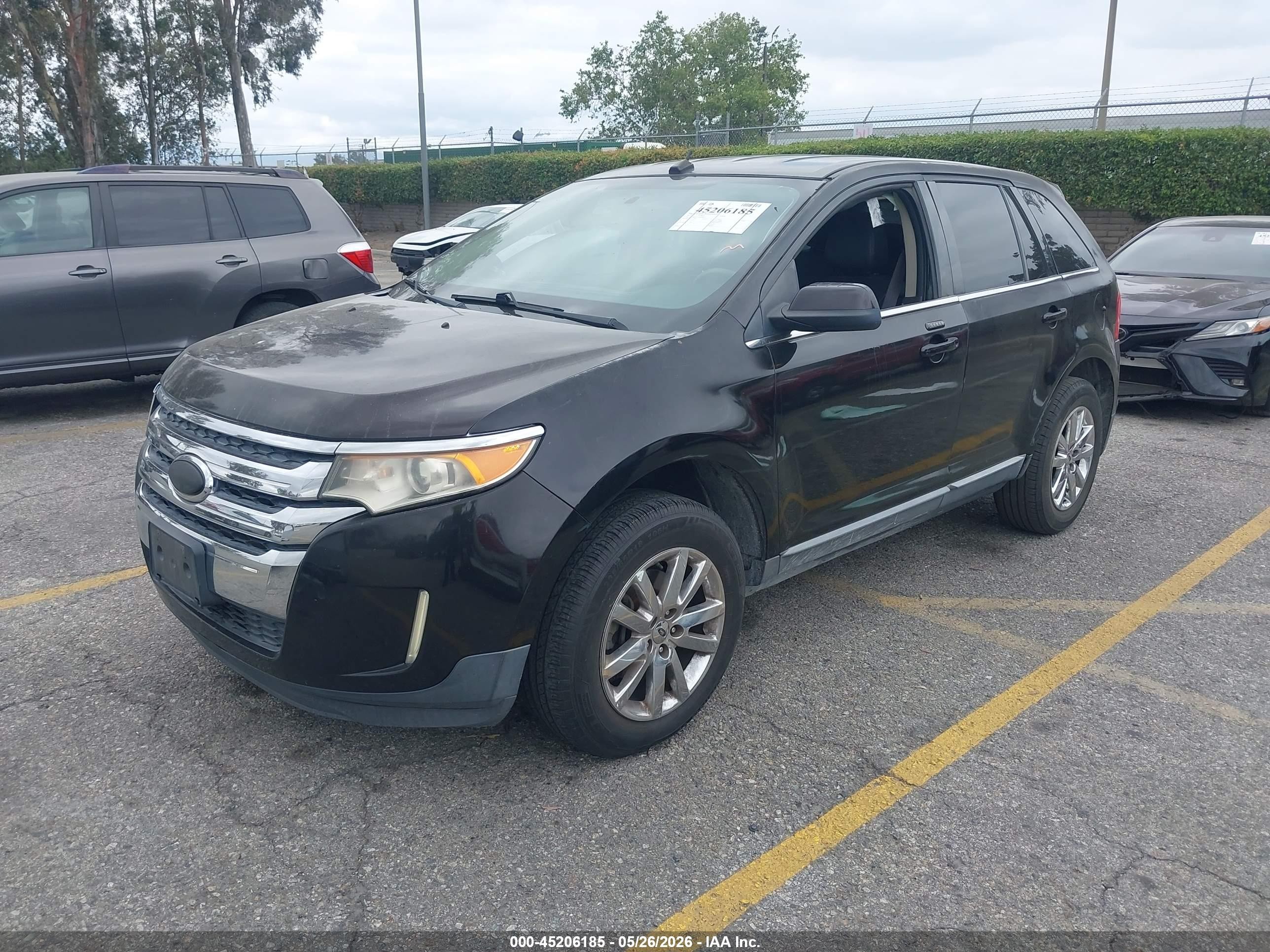 2013 Ford Edge Limited Черный vin: 2FMDK3KC5DBB66034