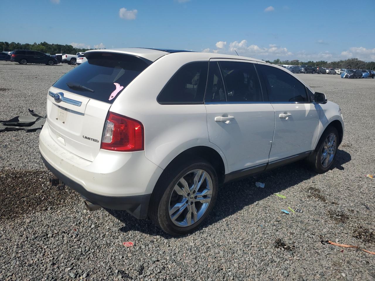2013 Ford Edge Limited White vin: 2FMDK3KC5DBB69113