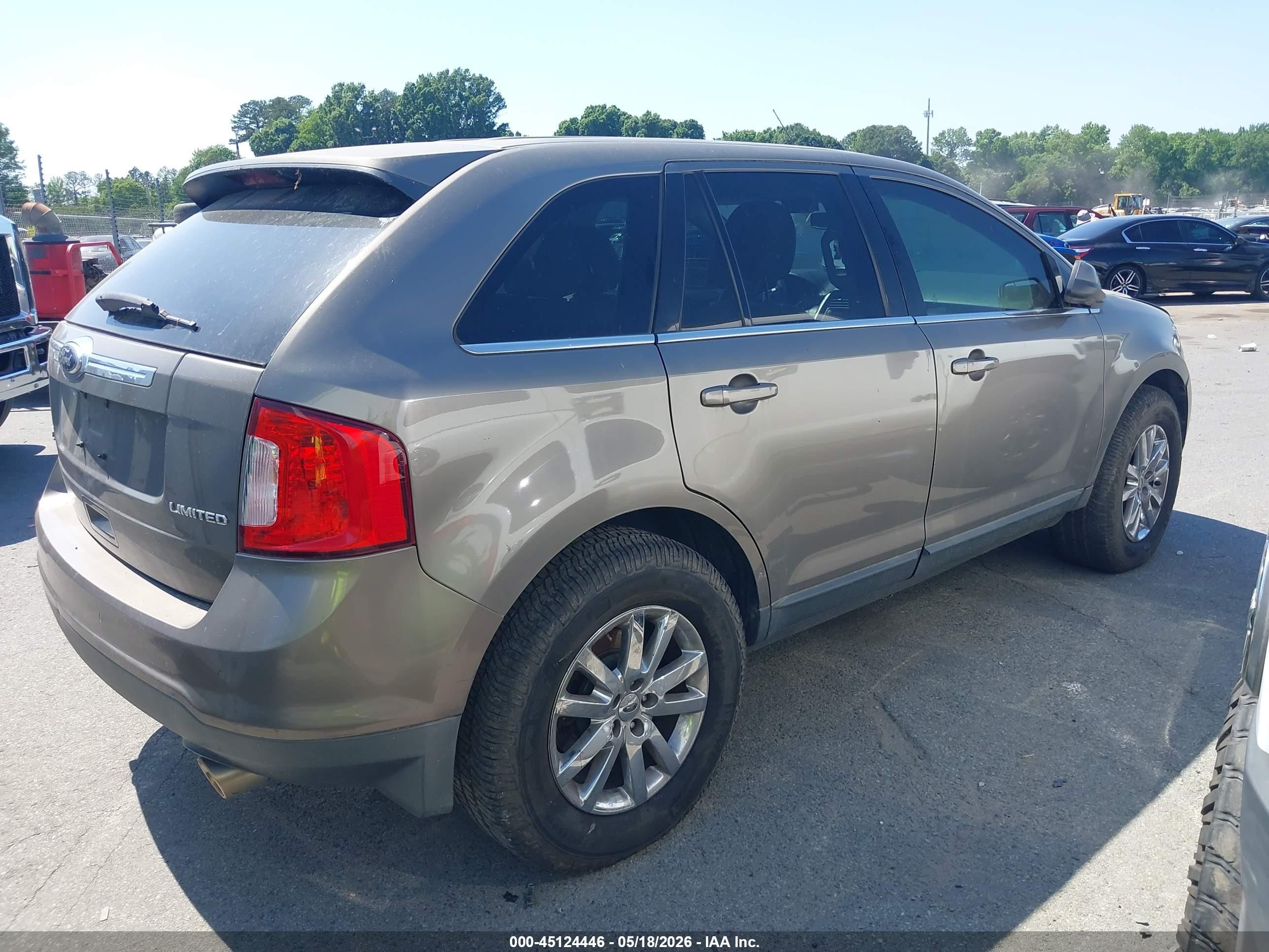 2013 Ford Edge Limited Gray vin: 2FMDK3KC5DBB91211
