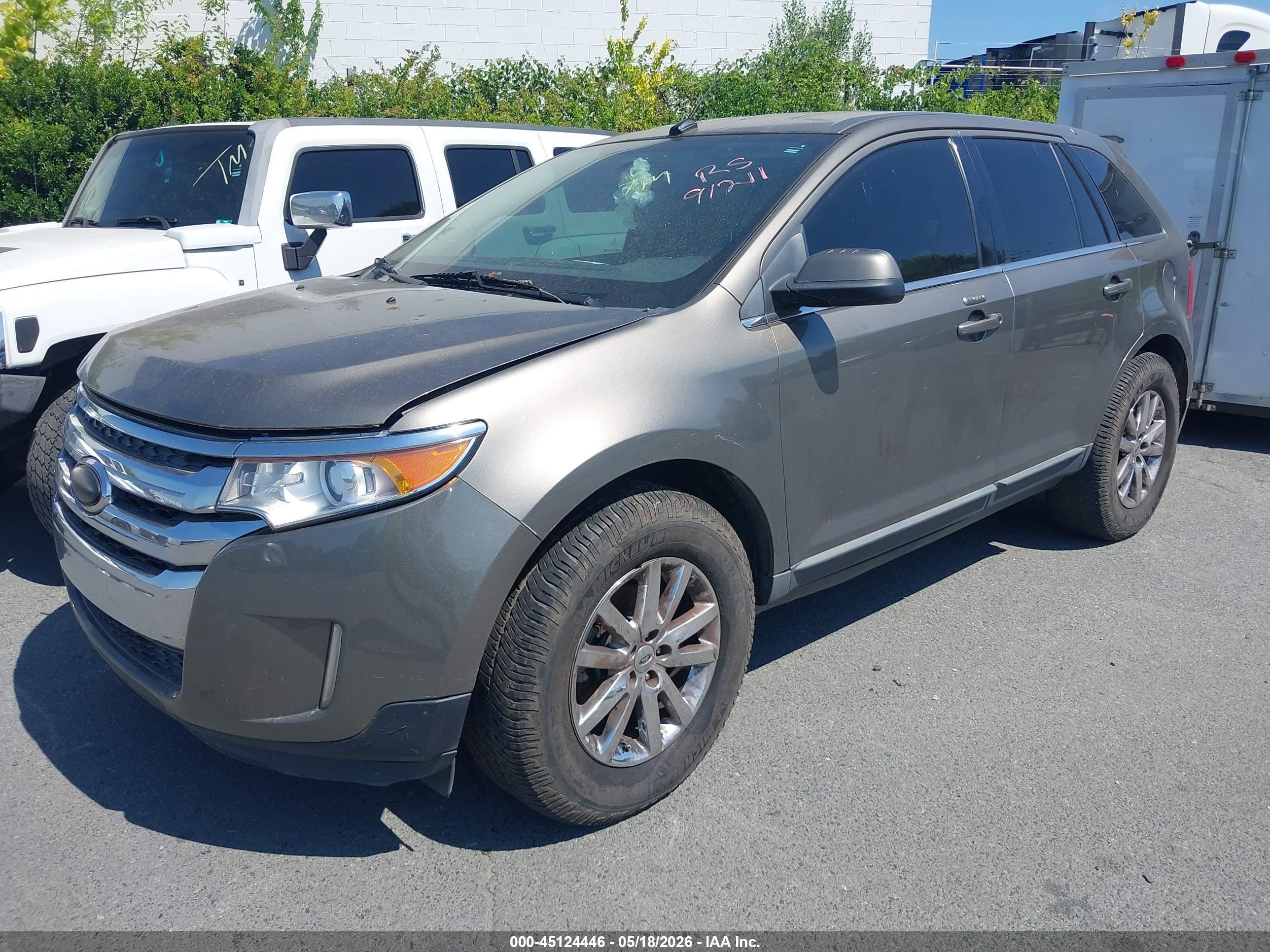 2013 Ford Edge Limited Gray vin: 2FMDK3KC5DBB91211