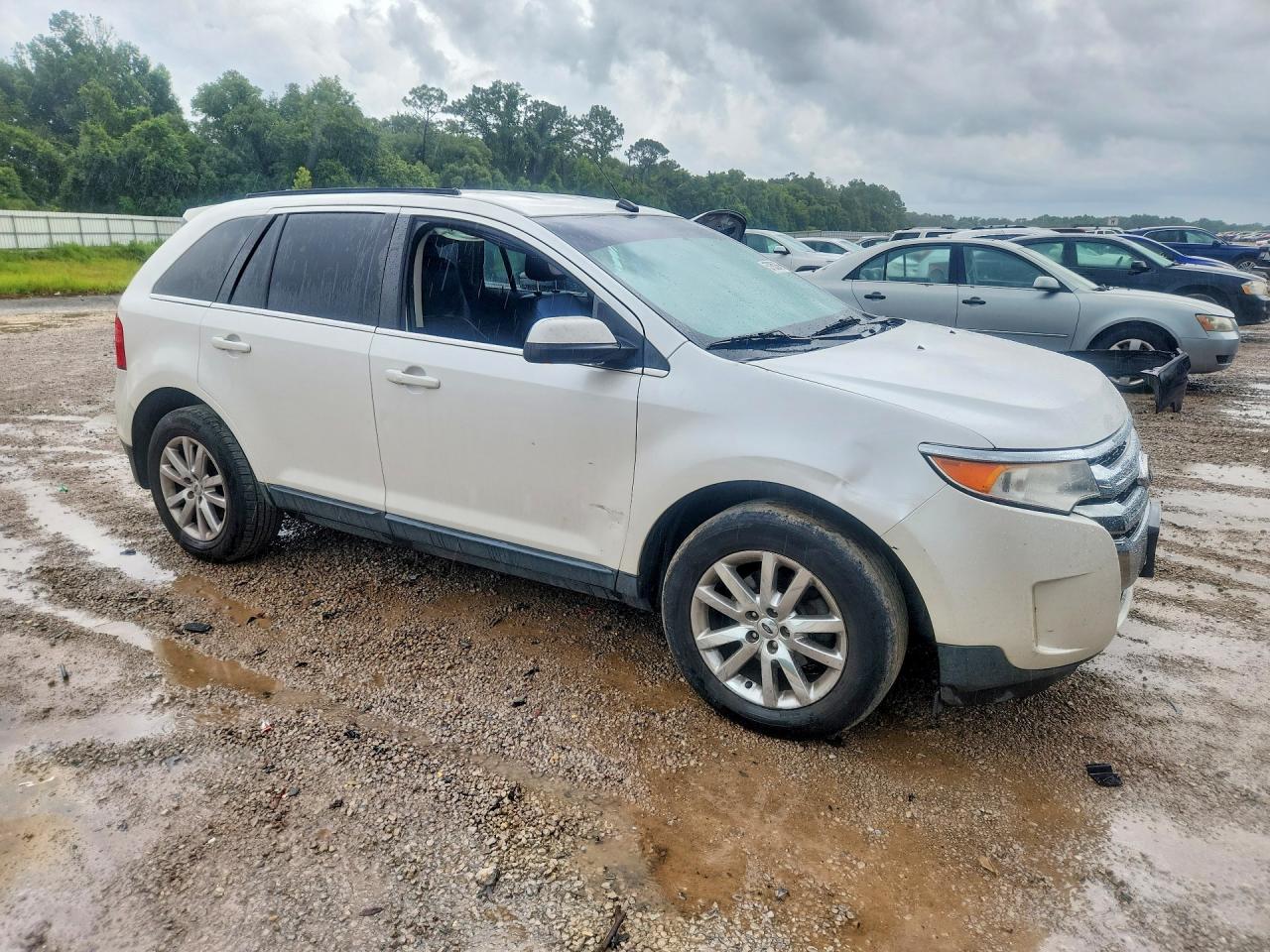 2013 Ford Edge Limited Белый vin: 2FMDK3KC5DBC01543