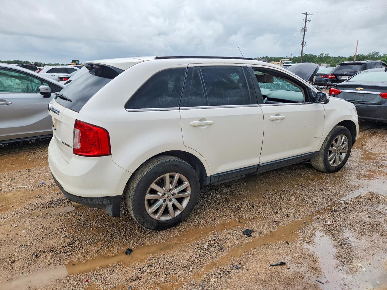 2013 Ford Edge Limited Белый vin: 2FMDK3KC5DBC01543