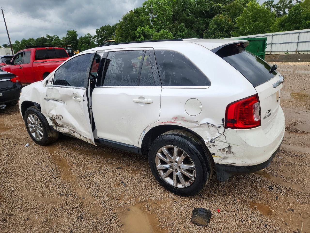 2013 Ford Edge Limited Белый vin: 2FMDK3KC5DBC01543