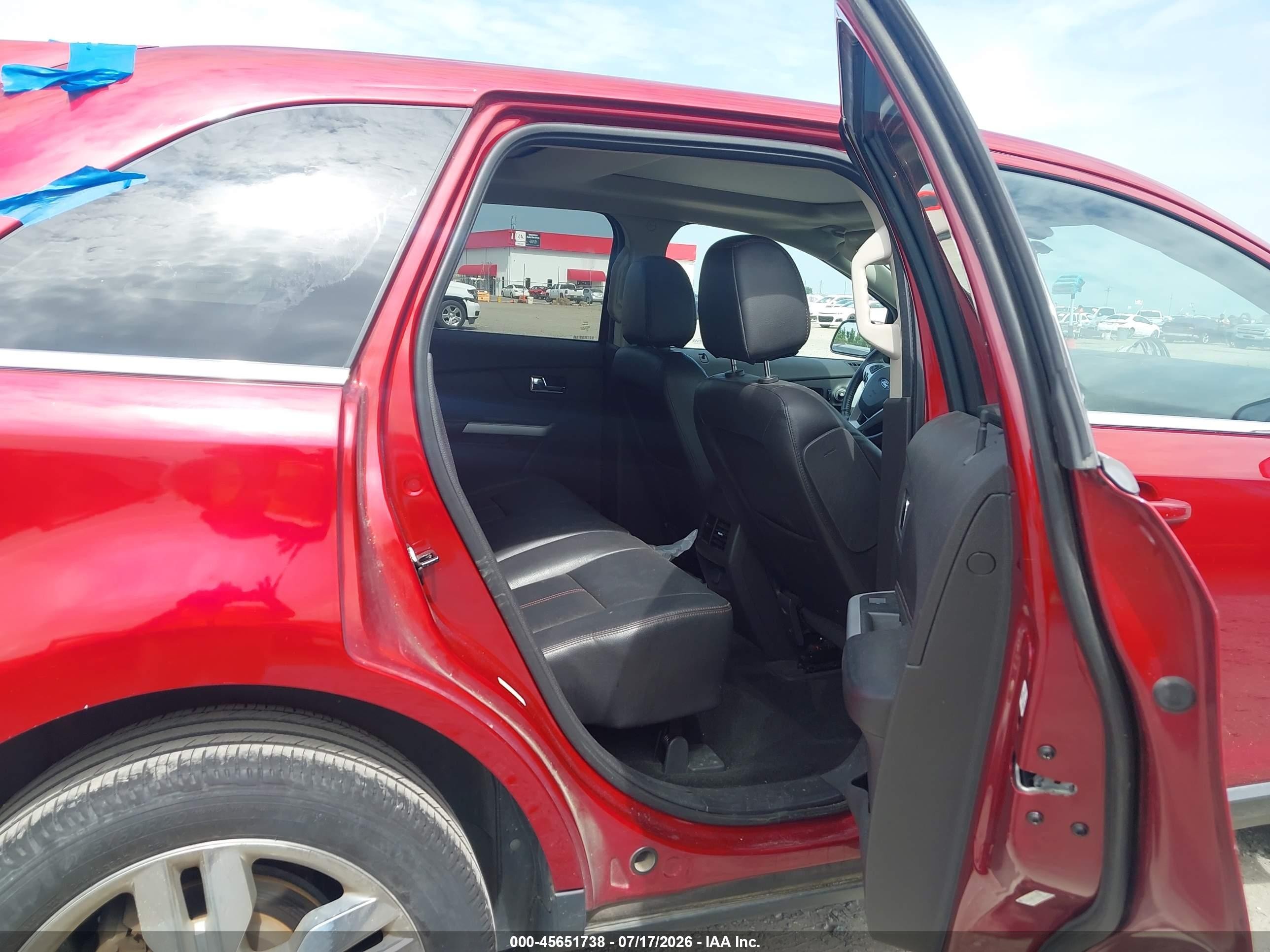 2013 Ford Edge Limited Red vin: 2FMDK3KC5DBC87601
