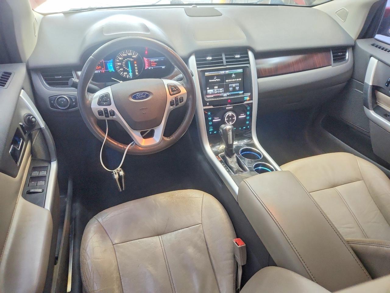 2013 Ford Edge Limited Burgundy vin: 2FMDK3KC5DBC95424