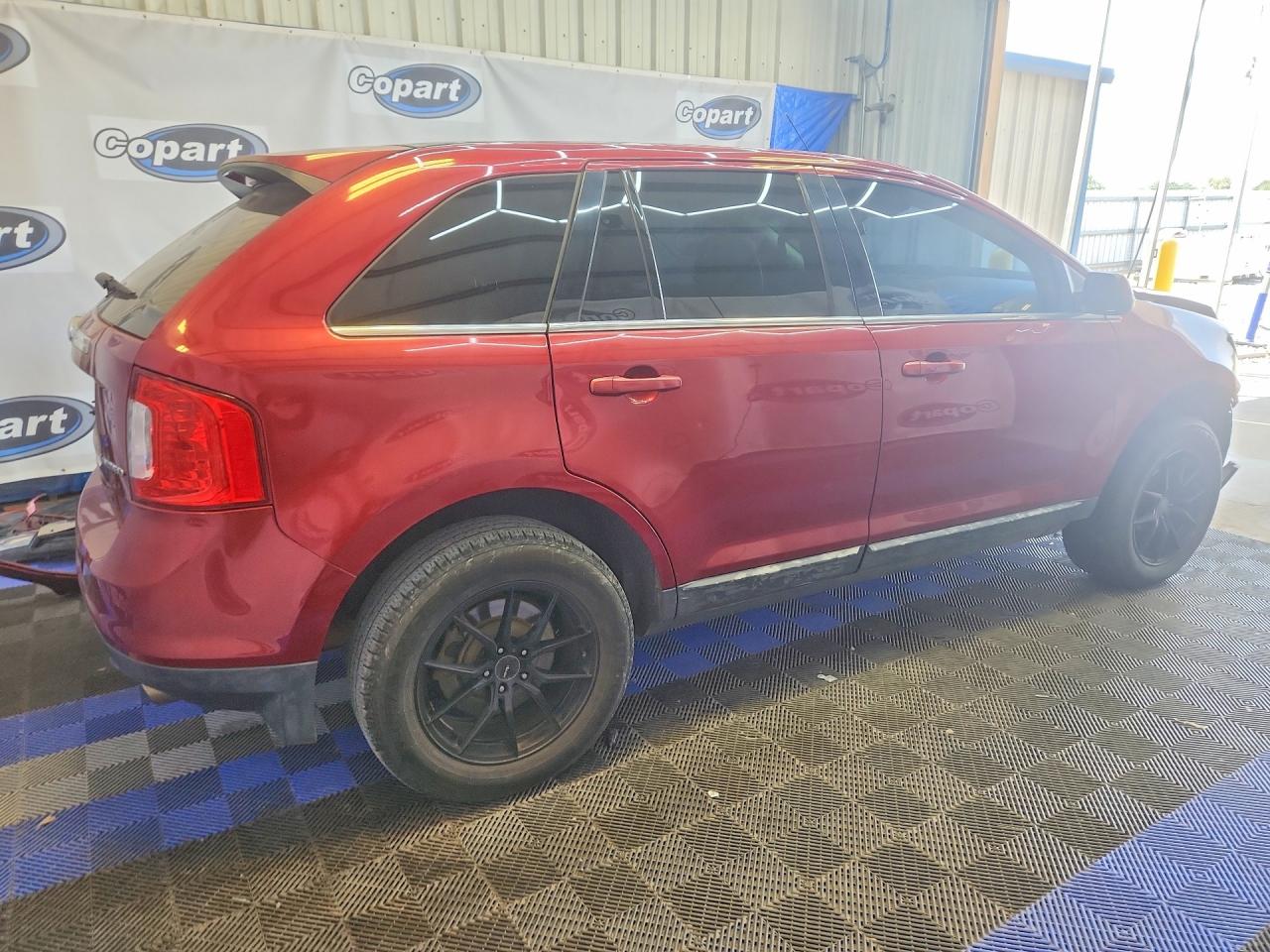 2013 Ford Edge Limited Burgundy vin: 2FMDK3KC5DBC95424