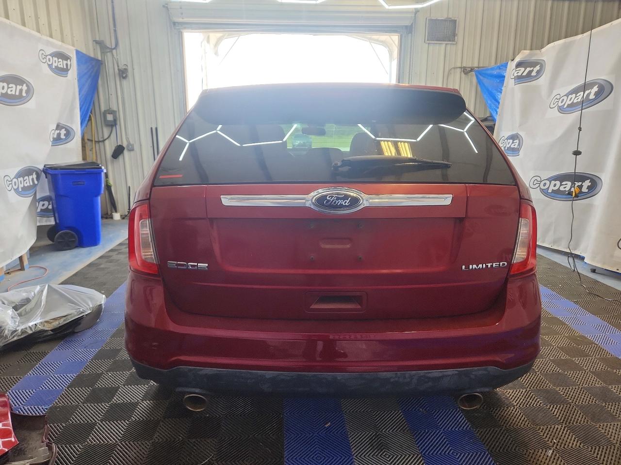 2013 Ford Edge Limited Burgundy vin: 2FMDK3KC5DBC95424