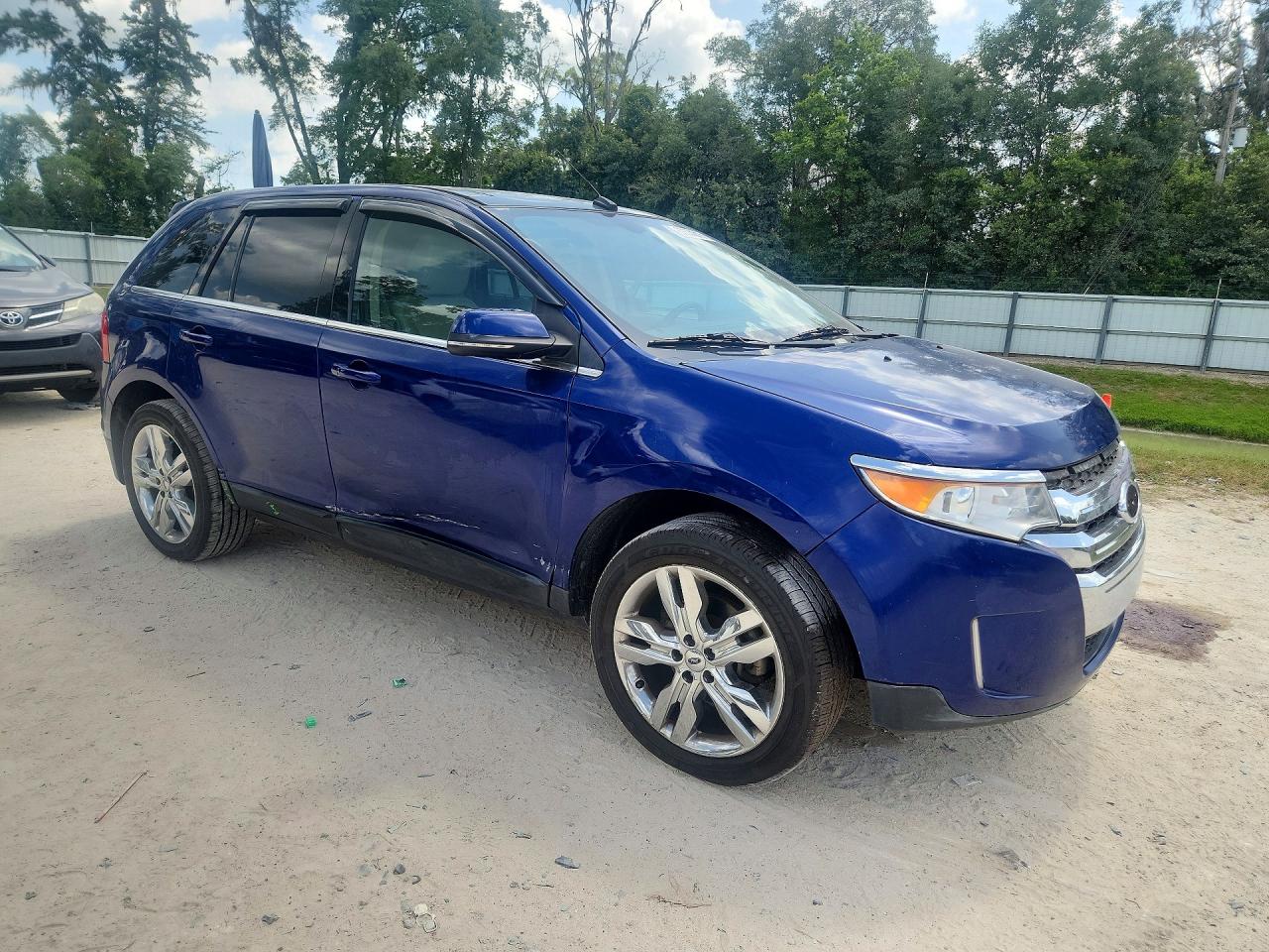 2013 Ford Edge Limited Blue vin: 2FMDK3KC5DBE31213