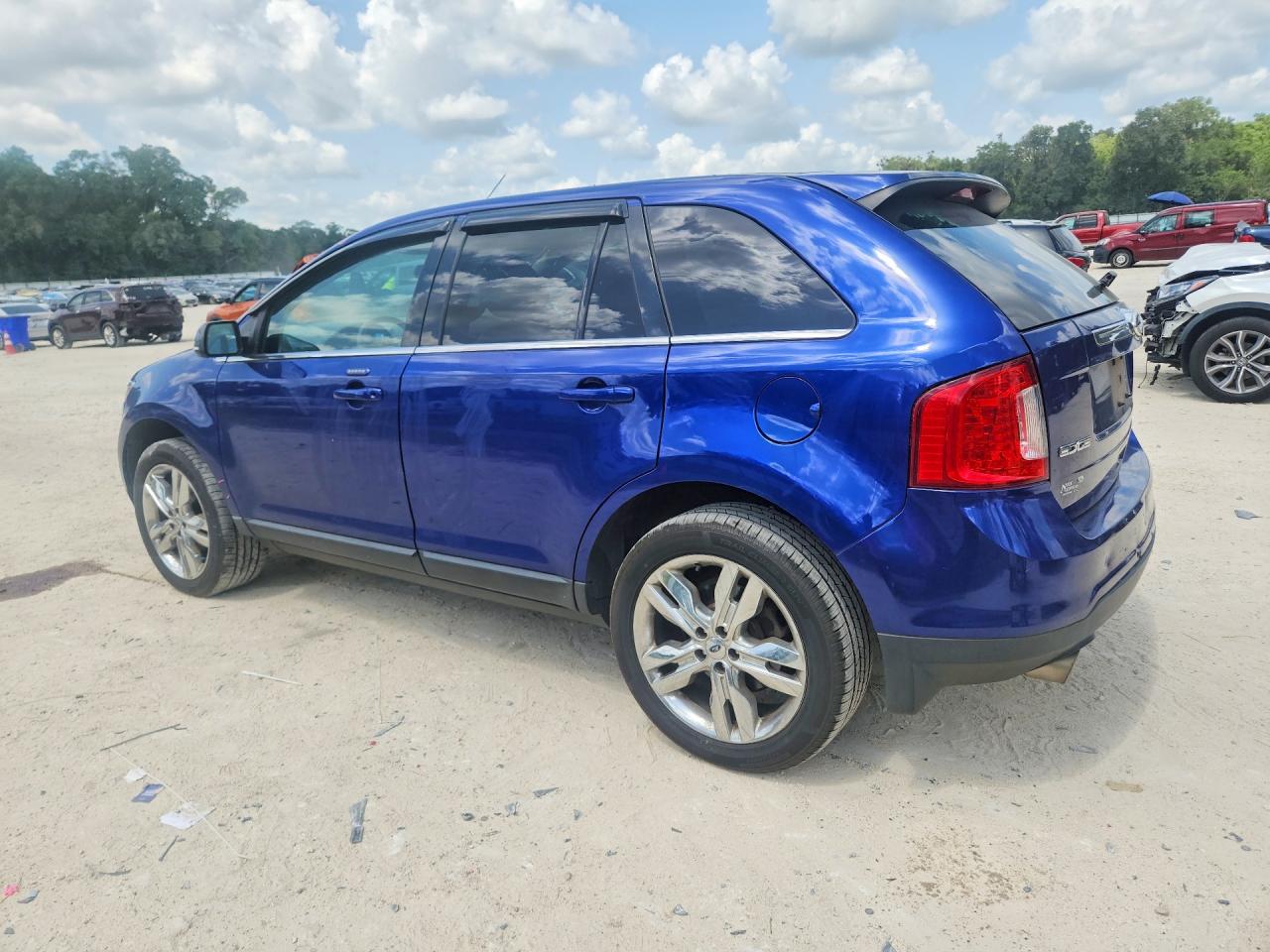 2013 Ford Edge Limited Blue vin: 2FMDK3KC5DBE31213