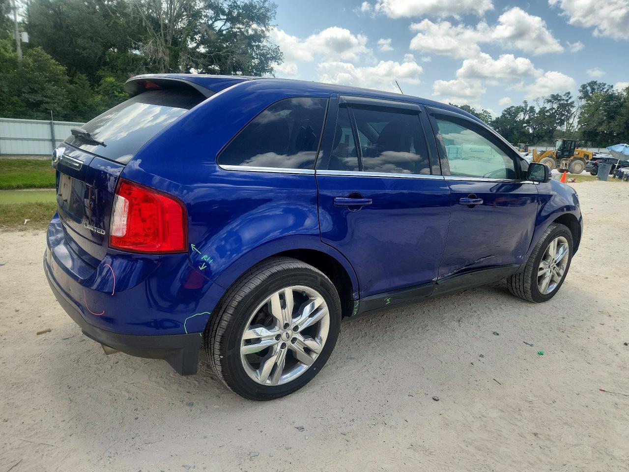 2013 Ford Edge Limited Blue vin: 2FMDK3KC5DBE31213